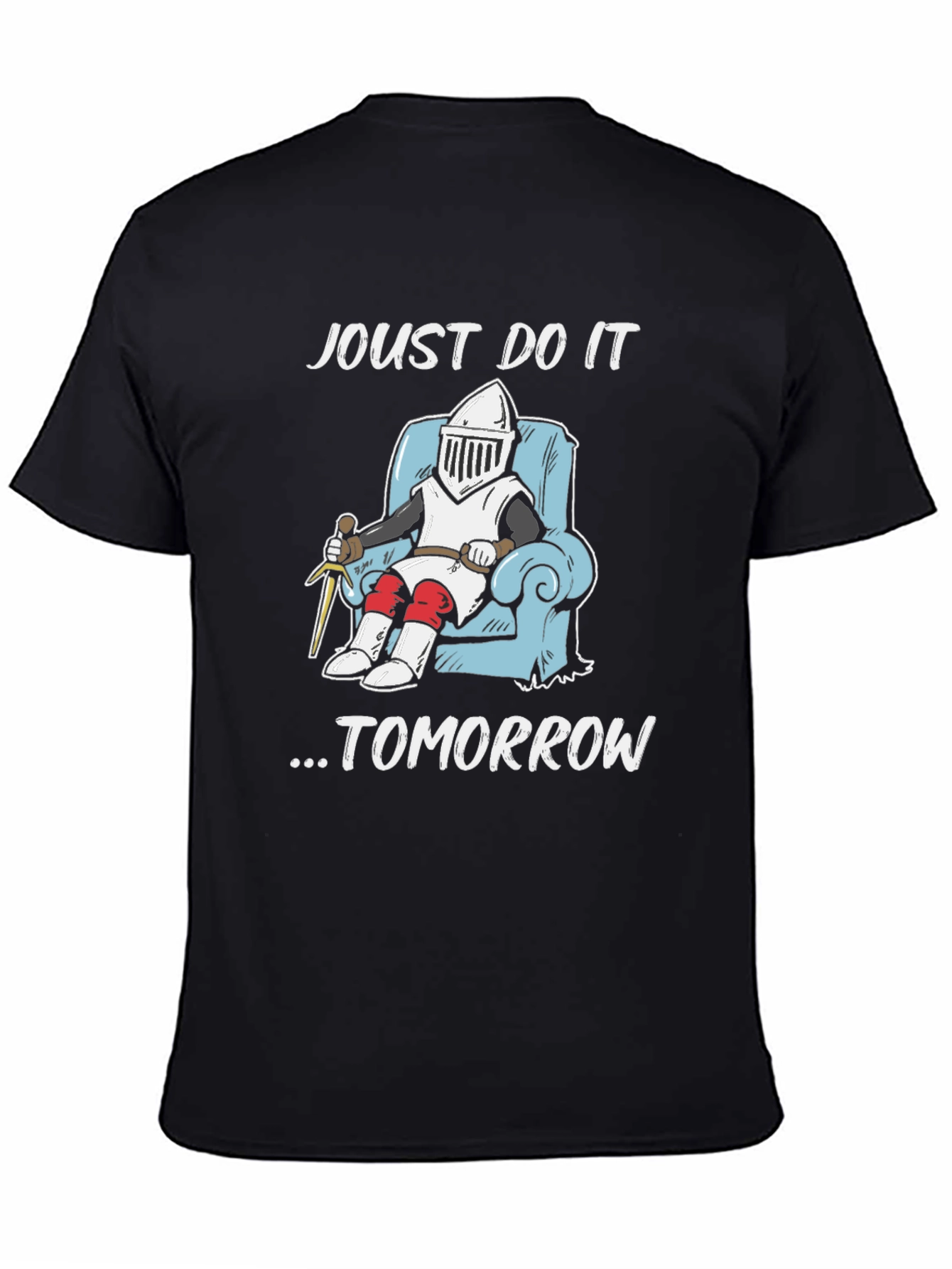 Black Joust Do It Tomorrow T-Shirt view 4
