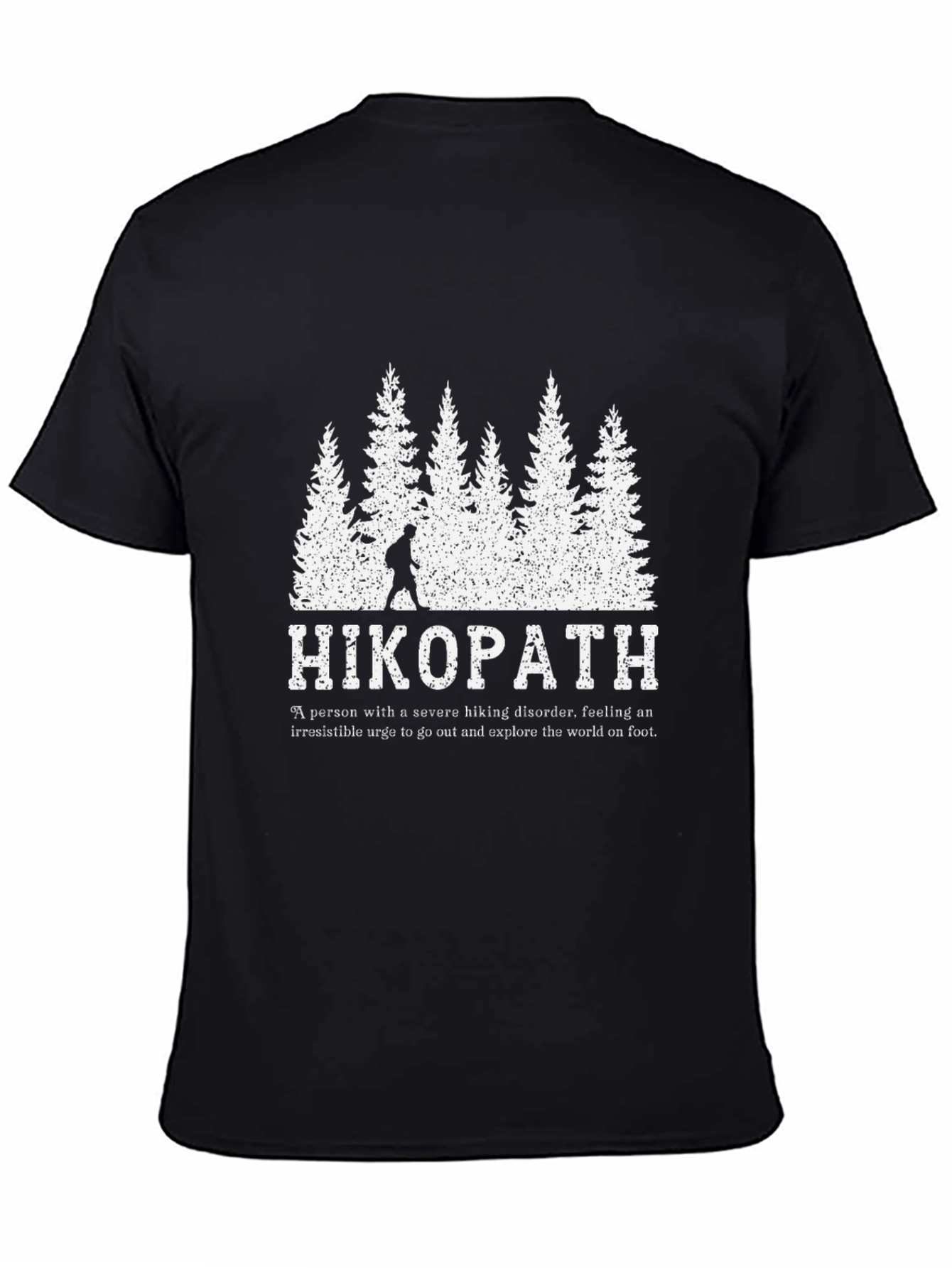 Black Hikopath Hiking T-Shirt - Explore the World view 4
