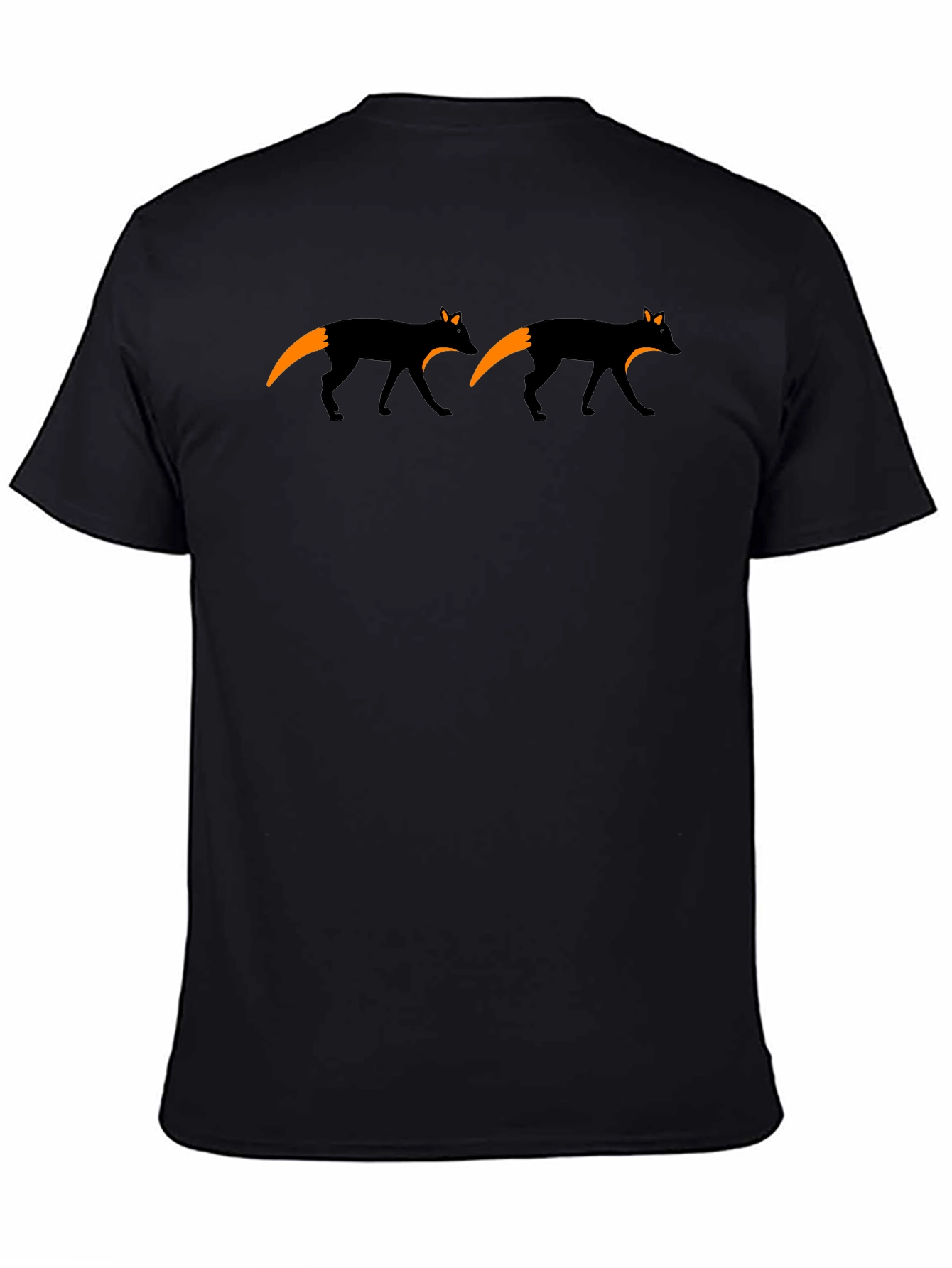 Black Fox Graphic Black T-Shirt view 4