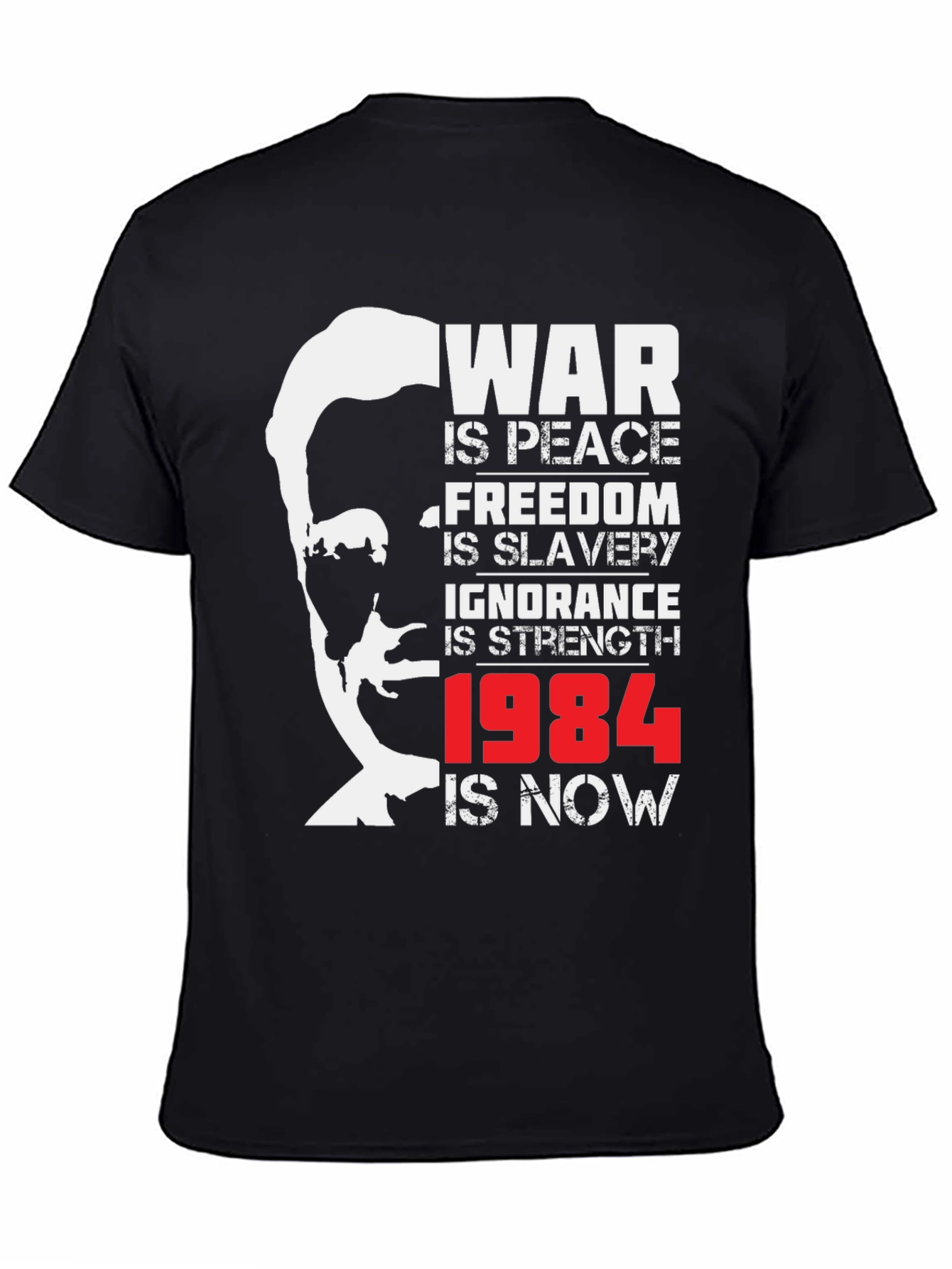 1984 Orwell T-Shirt: War is Peace Freedom is Slavery - 4