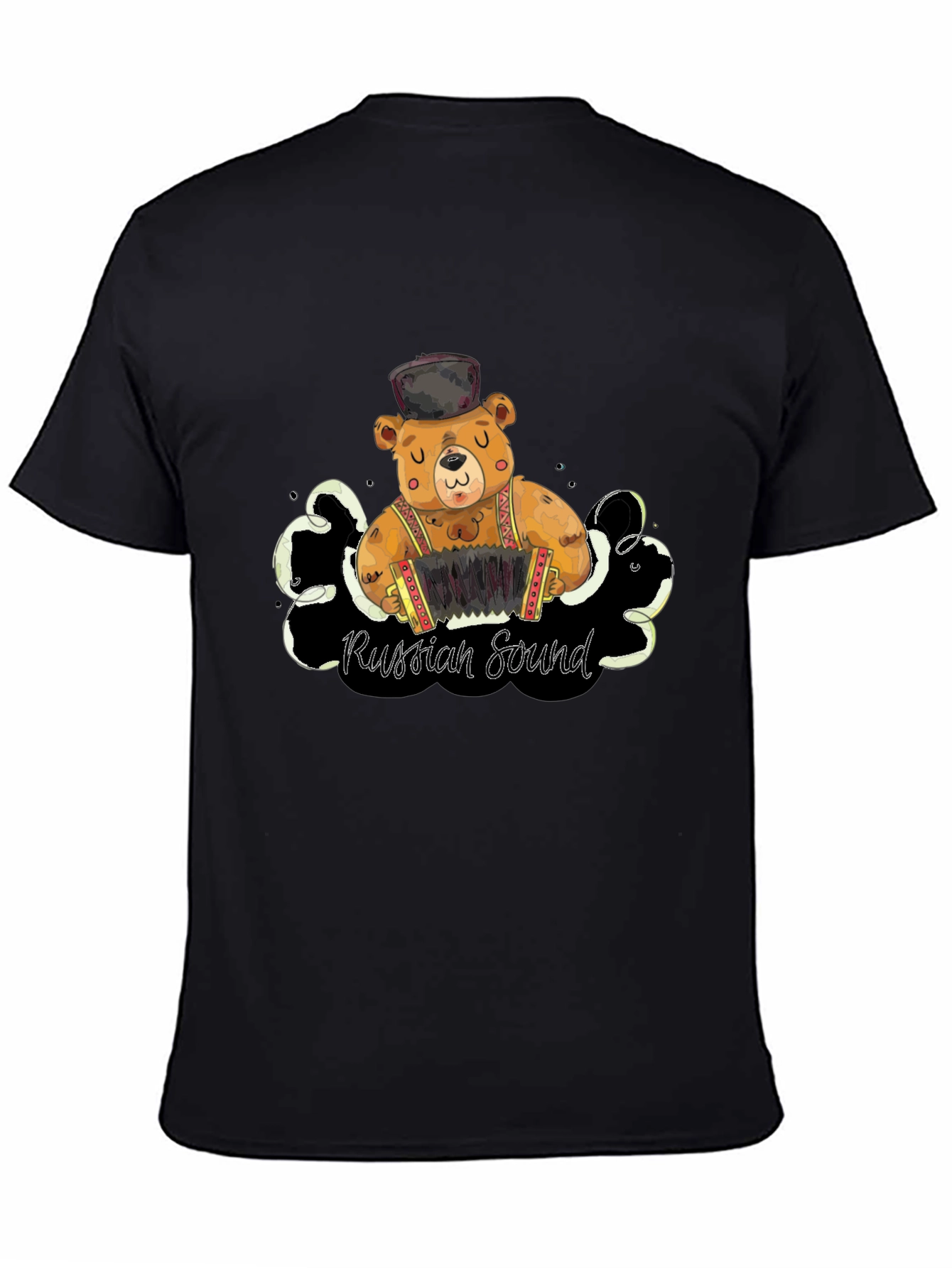 Black Russian Sound Bear T-Shirt view 4