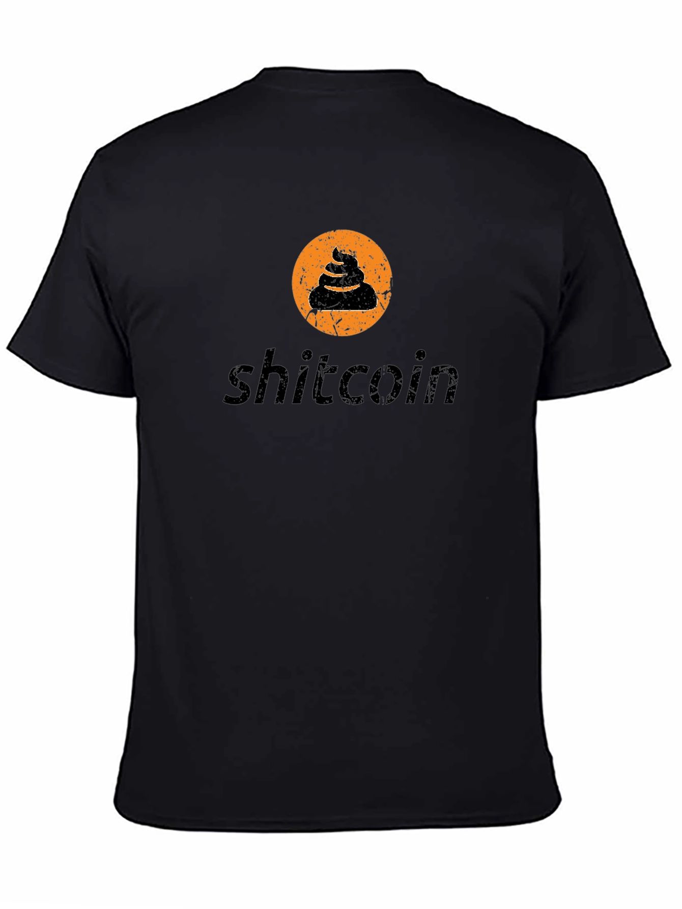 Black Shitcoin T-Shirt - Funny Crypto Tee view 4
