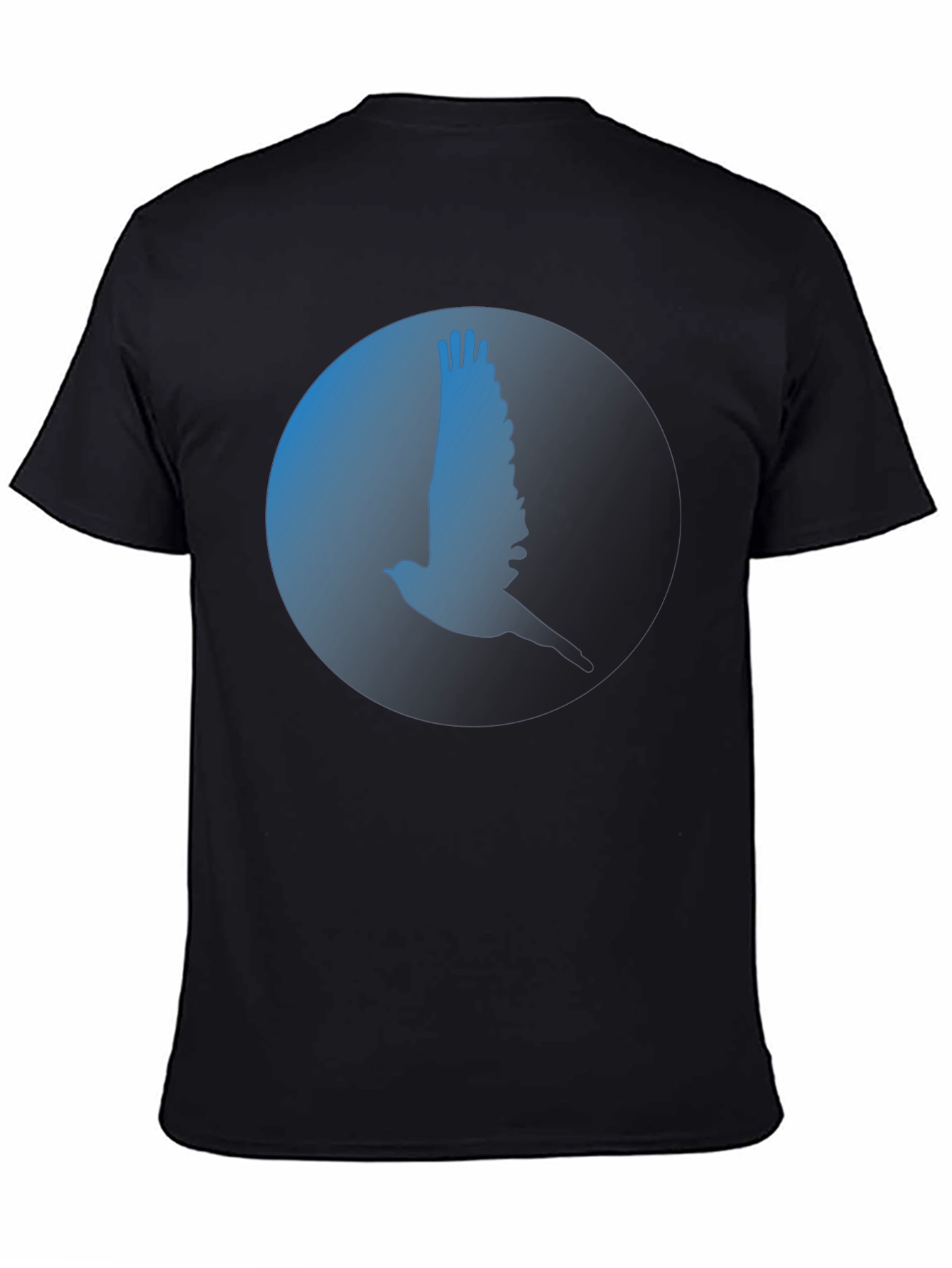 Black Bird Silhouette Graphic Tee - Modern Menswear view 4