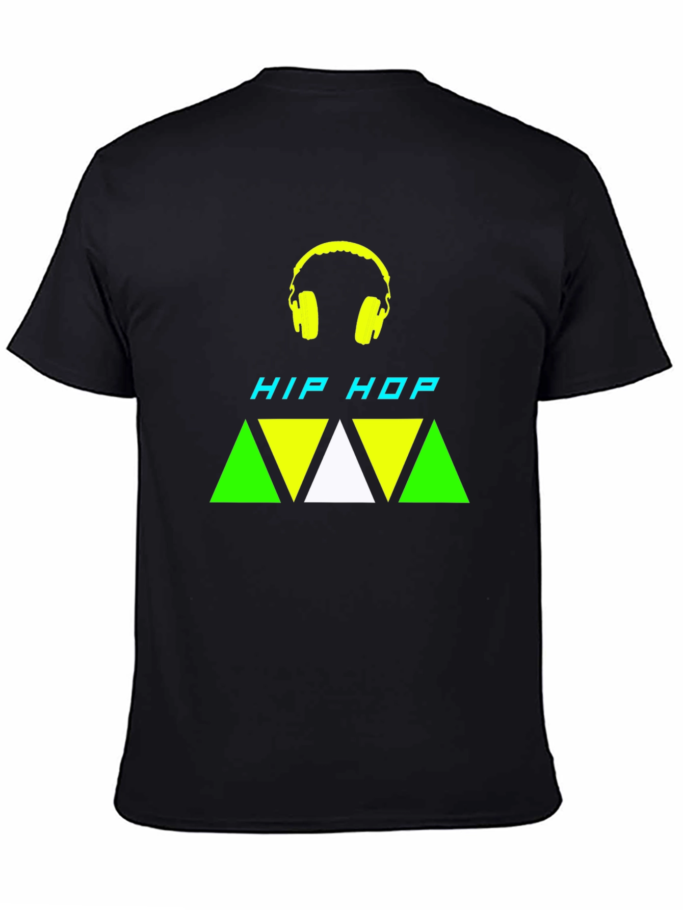 Black Hip Hop Graphic Tee - Stylish & Trendy Black T-Shirt view 4
