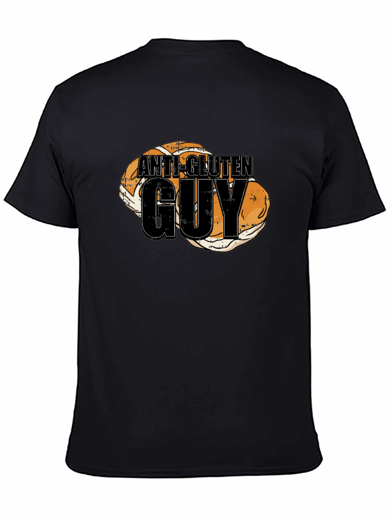 Anti-Gluten Guy T-Shirt Funny Bread Humor Tee - 4