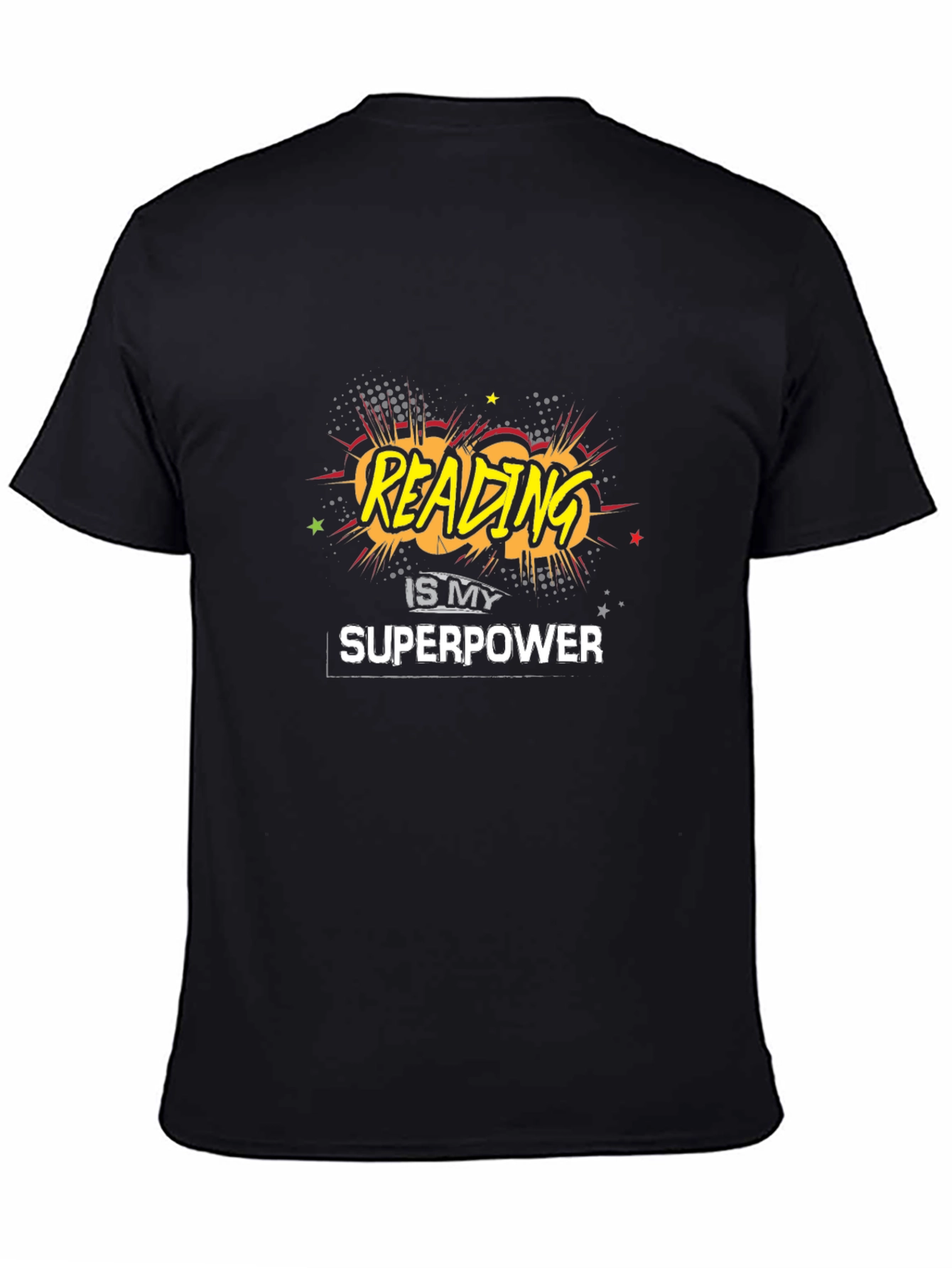 Black Reading is my Superpower T-Shirt view 4
