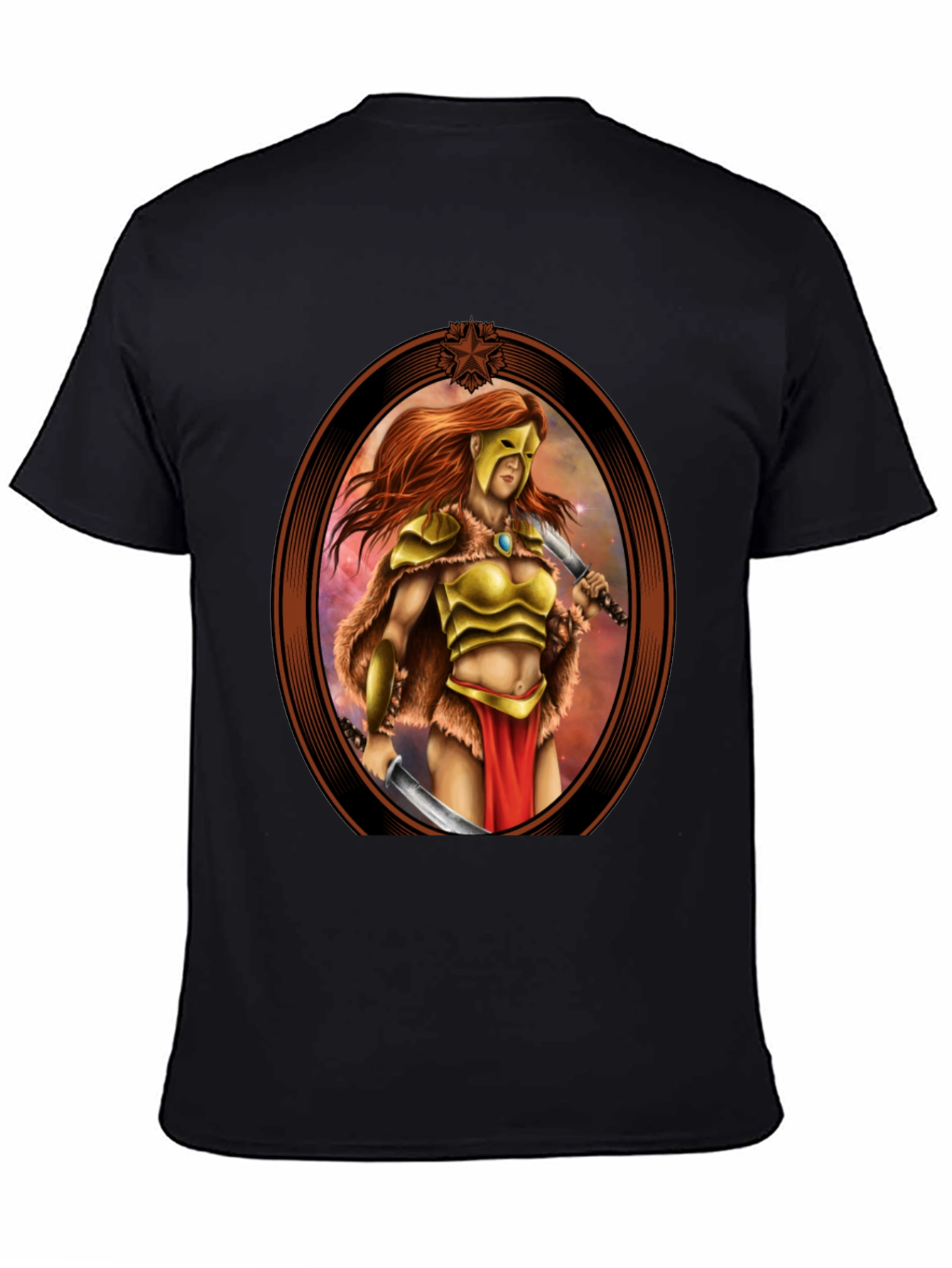 Black Warrior Woman Graphic Tee view 4