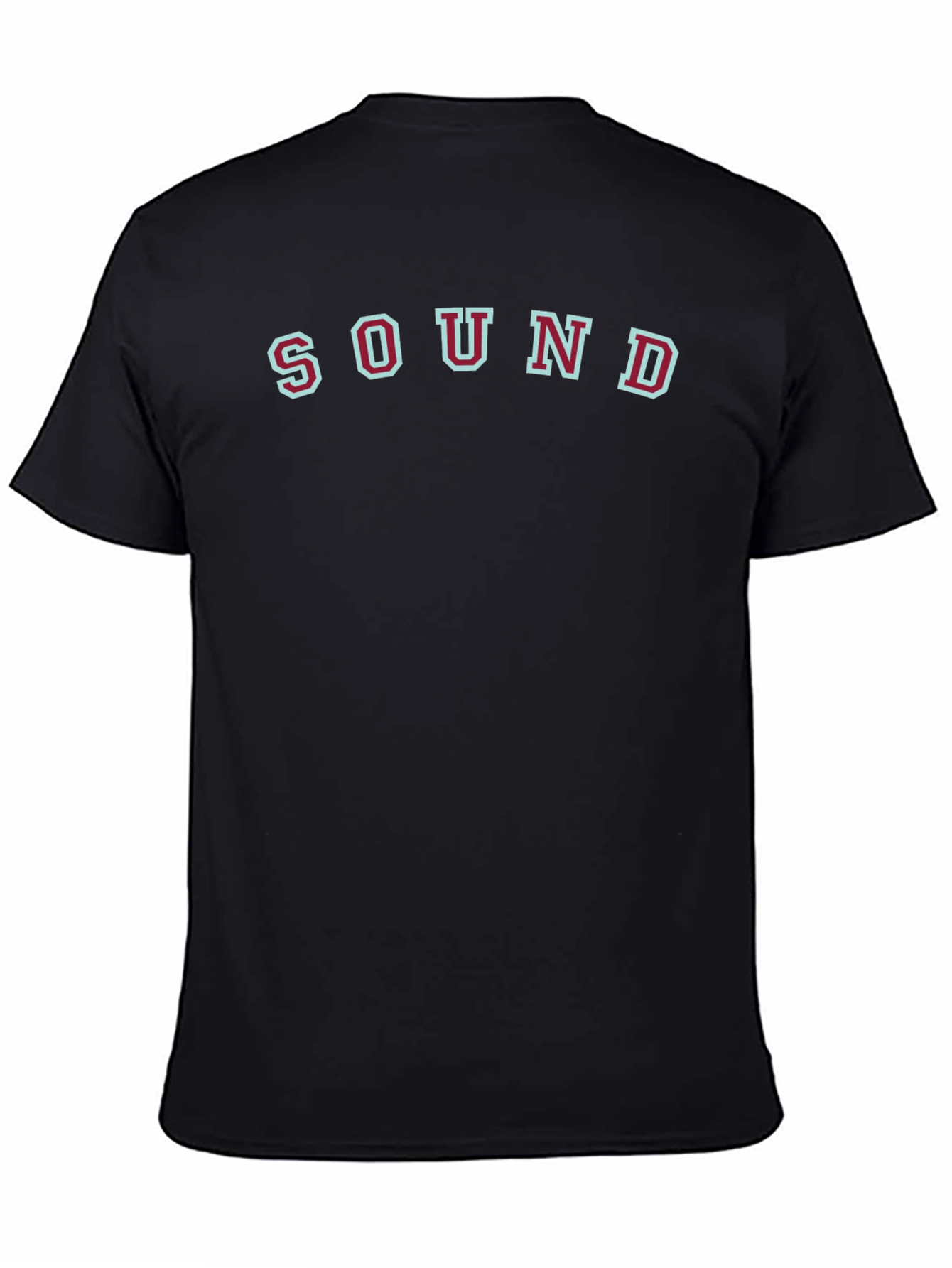 Black Sound Graphic Print Tee - Casual Style view 4