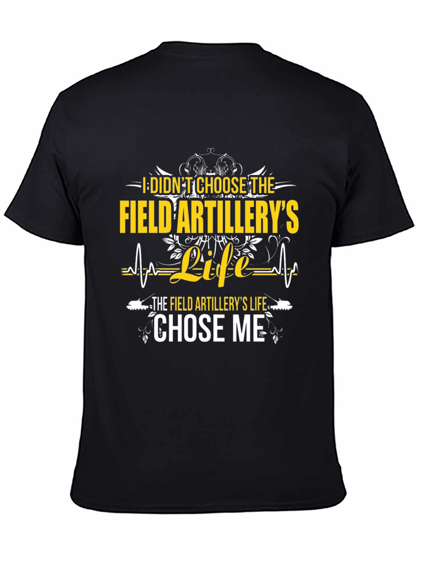 Black Field Artillery Life T-Shirt view 4