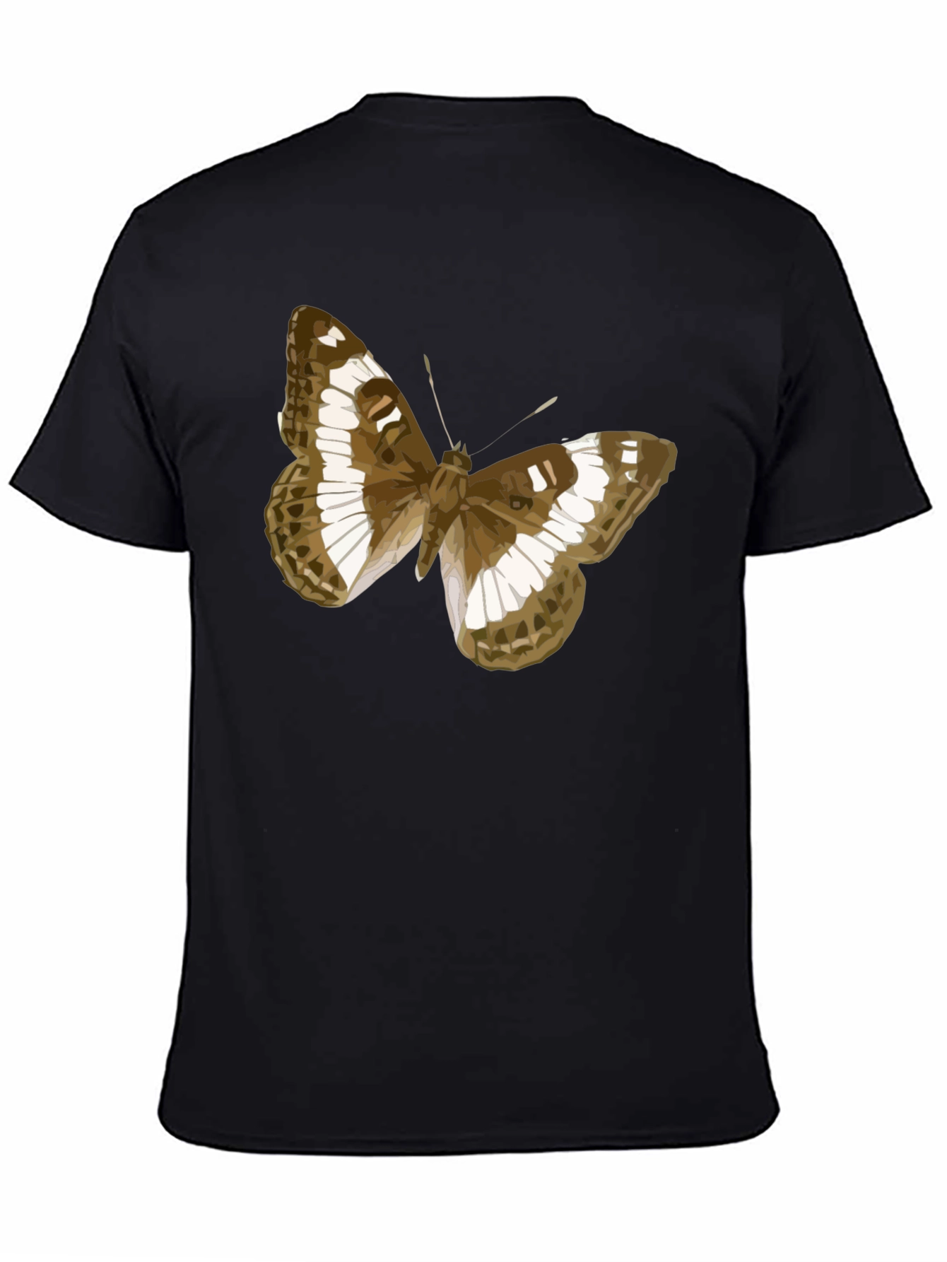 Black Butterfly Graphic Tee - Stylish Black T-Shirt view 4