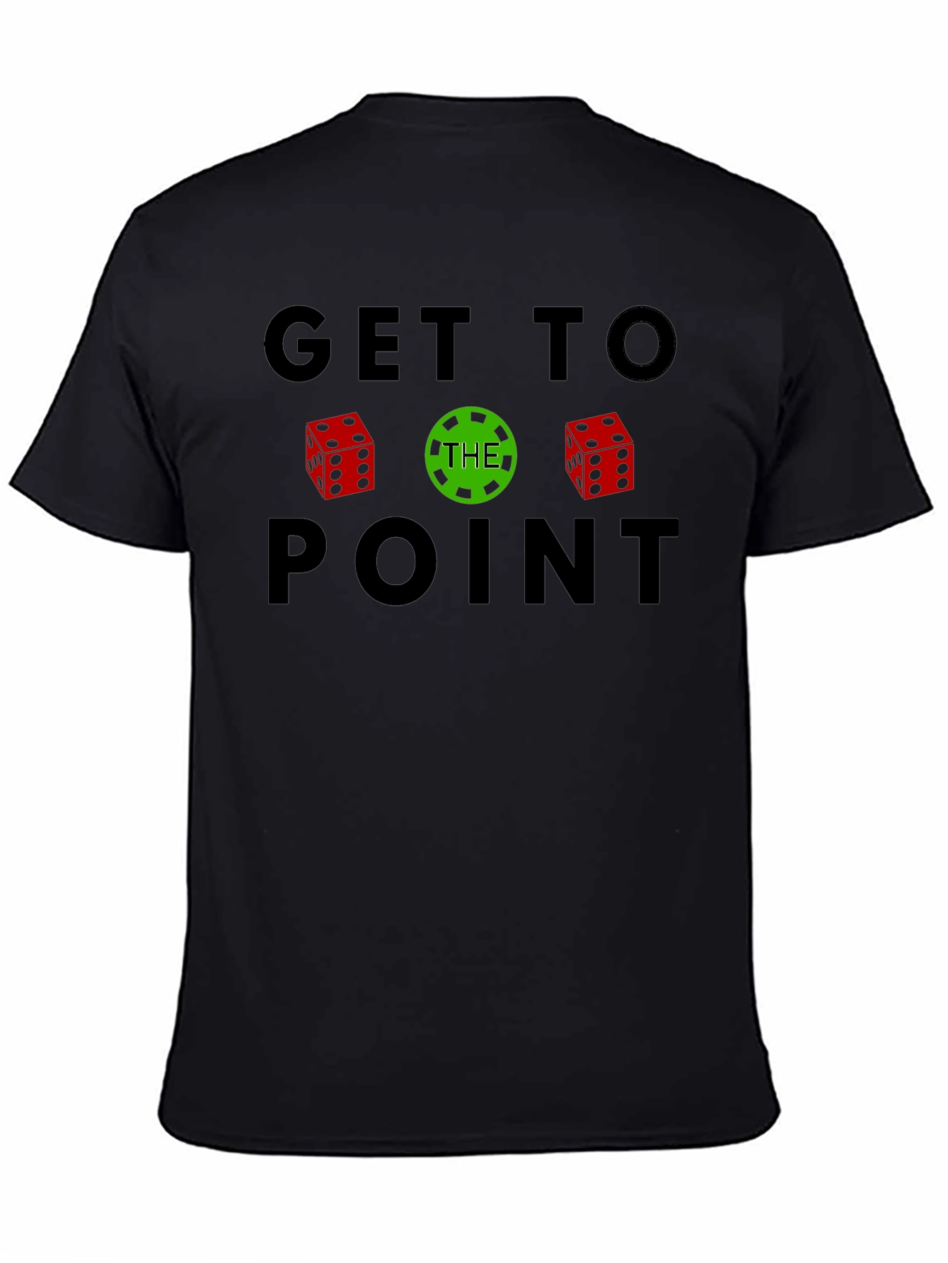 Black Get to The Point T-Shirt view 4