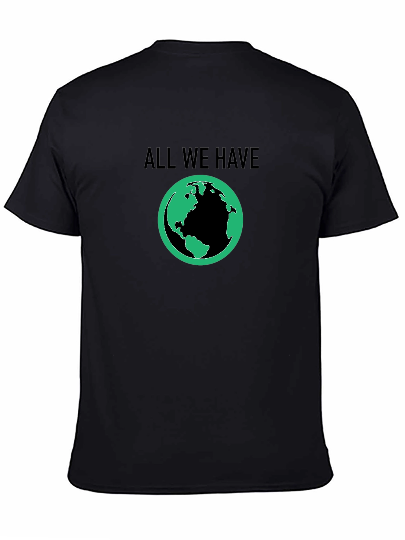 Black Earth Graphic T-Shirt - All We Have Planet Tee view 4