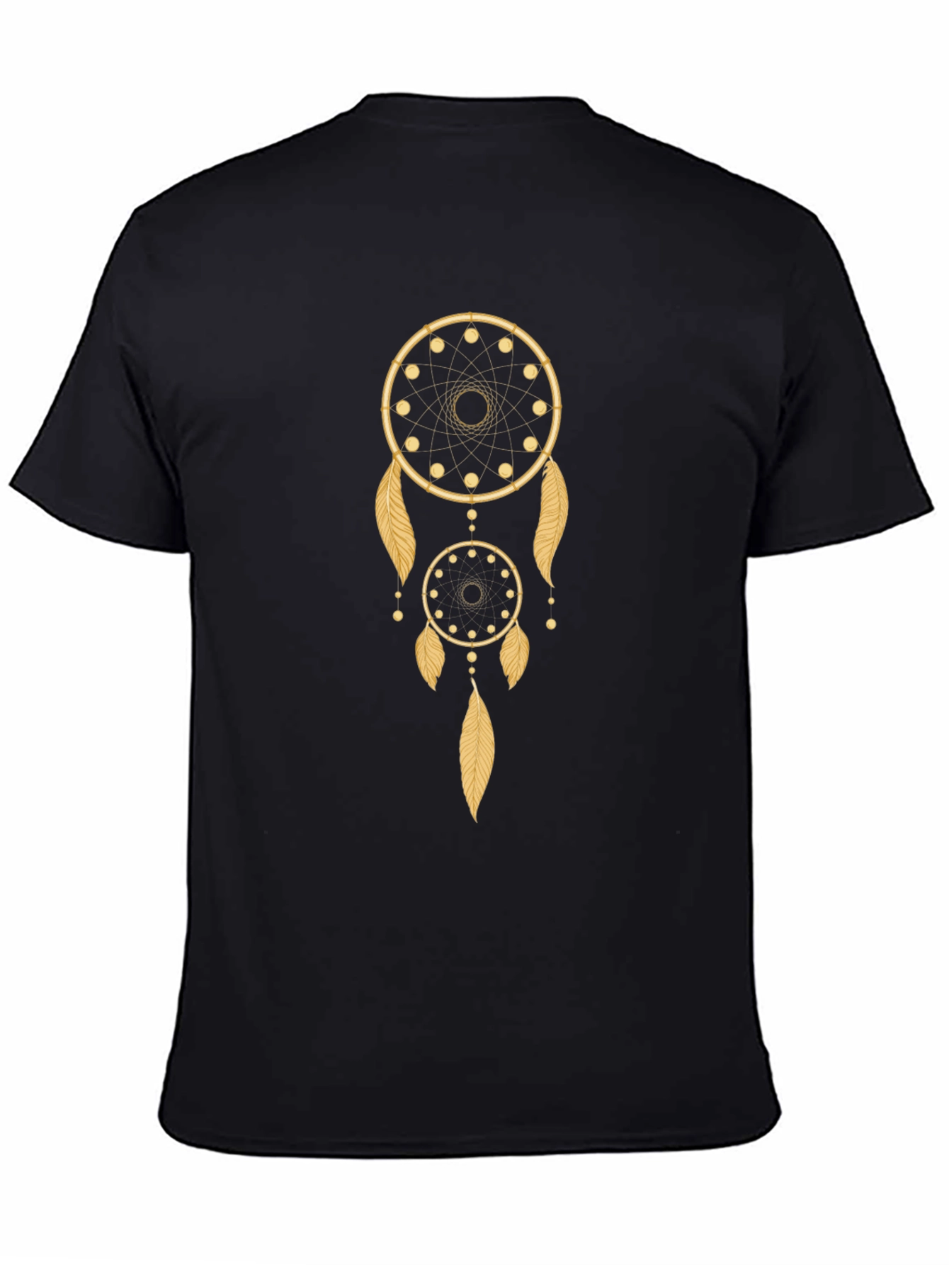 Black Dreamcatcher Graphic Black T-Shirt - Stylish Comfort view 4