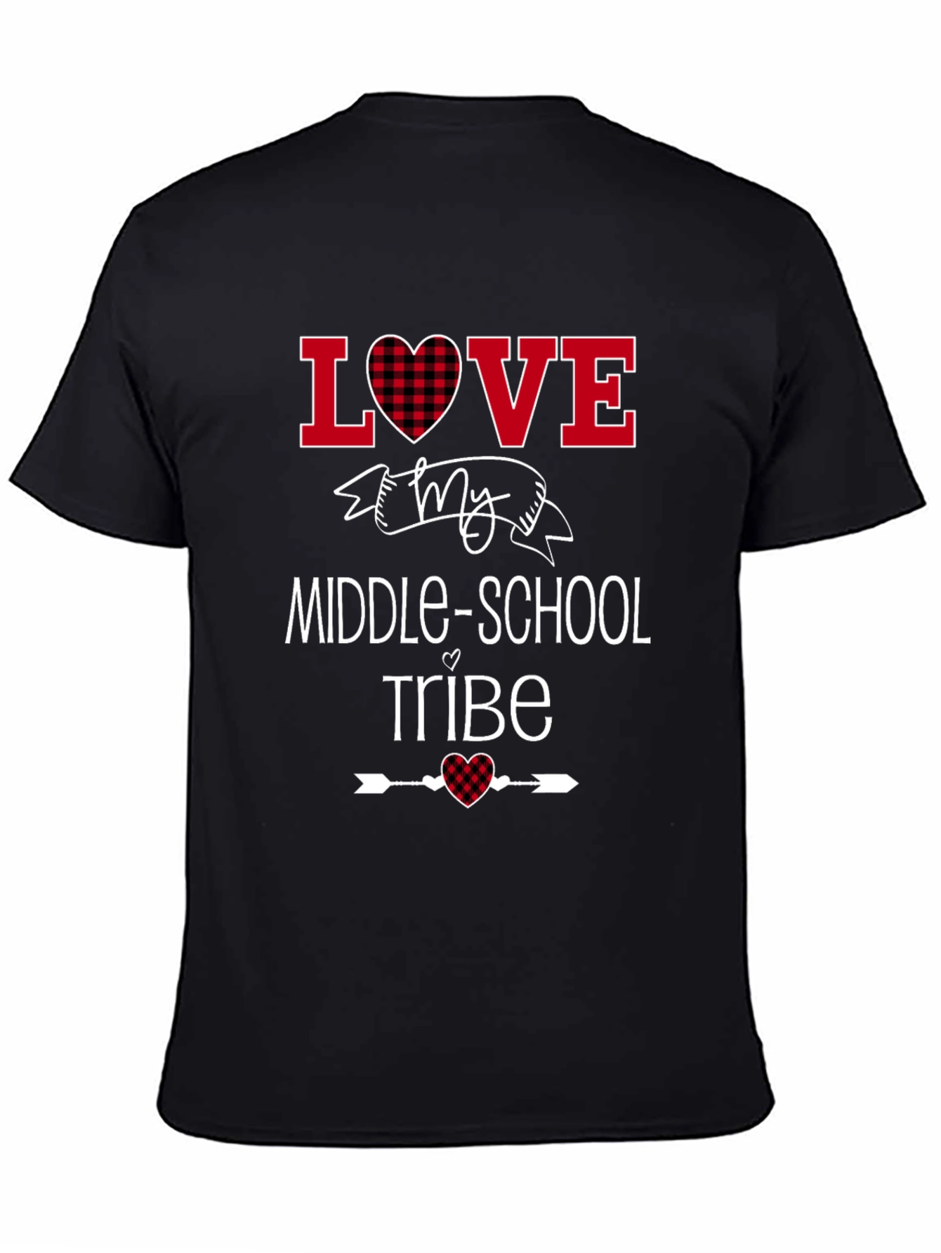 Black Love My Middle School Tribe Graphic Tee view 4