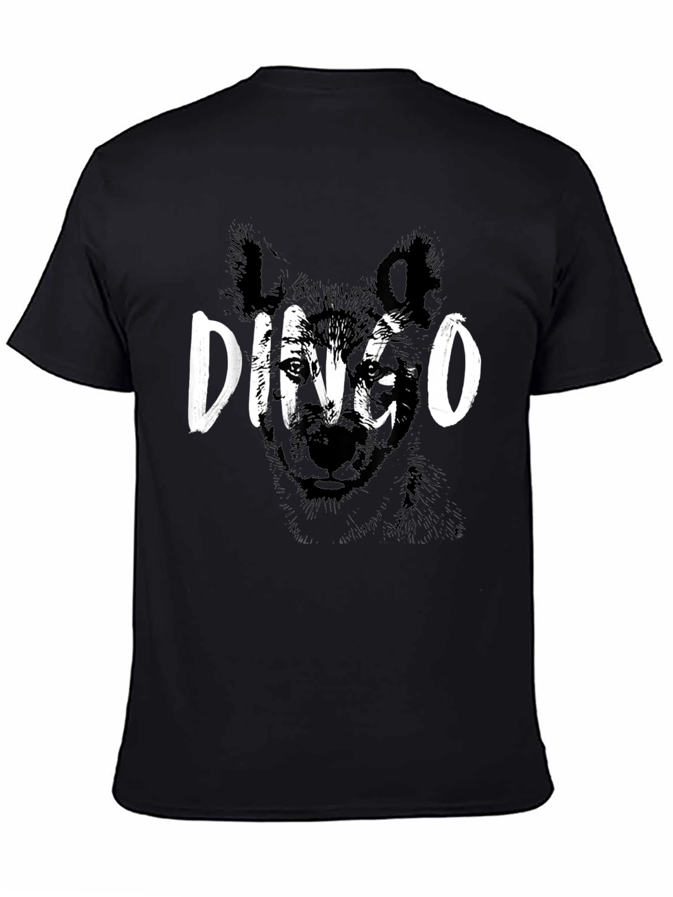 Black Dingo Graphic Print Black T-Shirt view 4