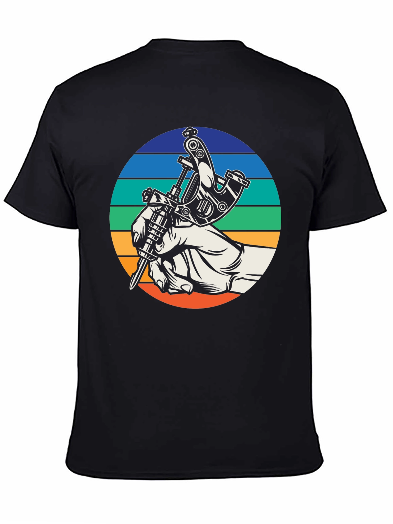 Tattoo Artist Graphic Tee - Unisex Black T-Shirt - 4