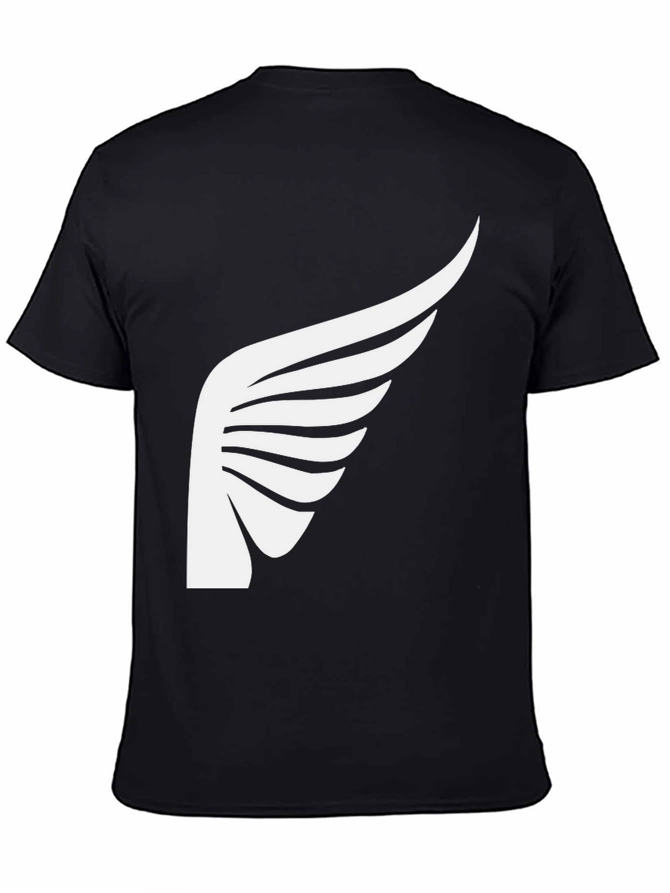 Black Wing Graphic Black T-Shirt - Stylish & Unique! view 4