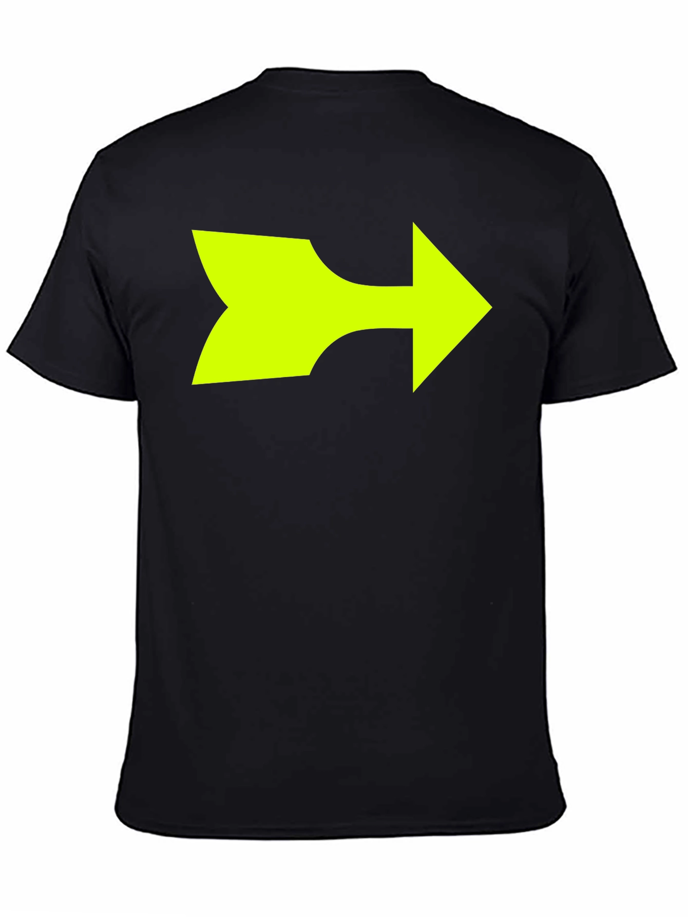 Black Right Arrow Graphic T-Shirt - Bold Statement Tee view 4