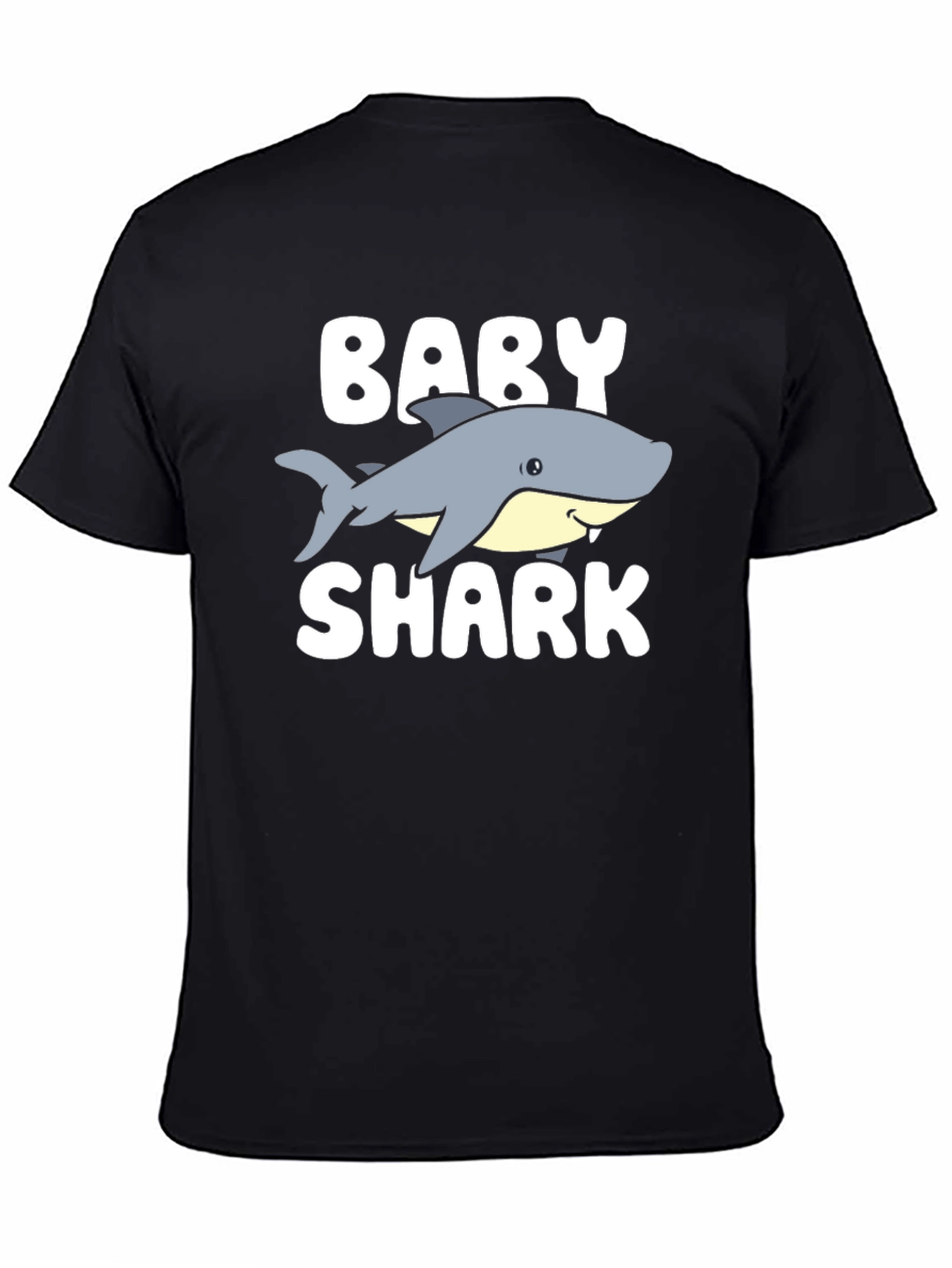 Black Baby Shark Graphic Tee view 4