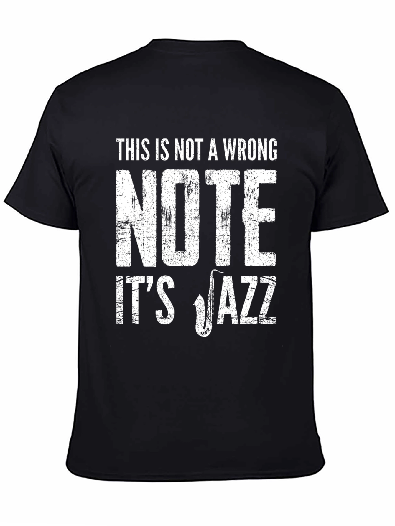 Black Jazz Music Lover T-Shirt Funny Musician Gift view 4