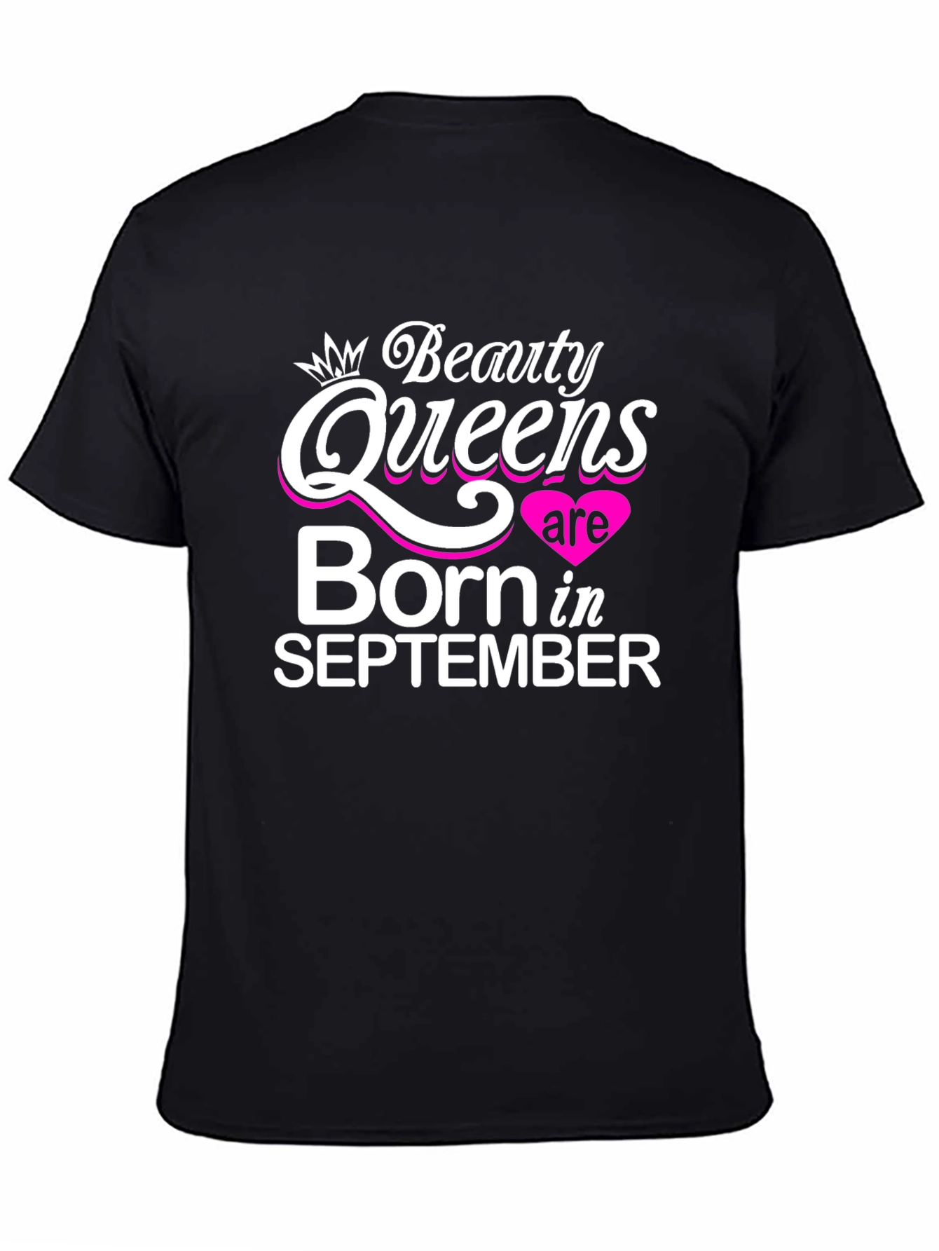 Black Beauty Queens Born in September T-Shirt view 4