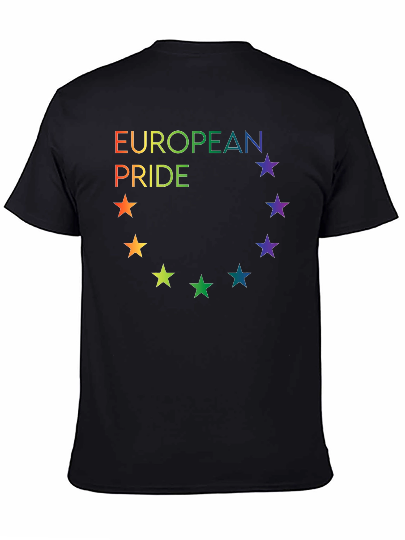 European Pride Rainbow Star T-Shirt - 4