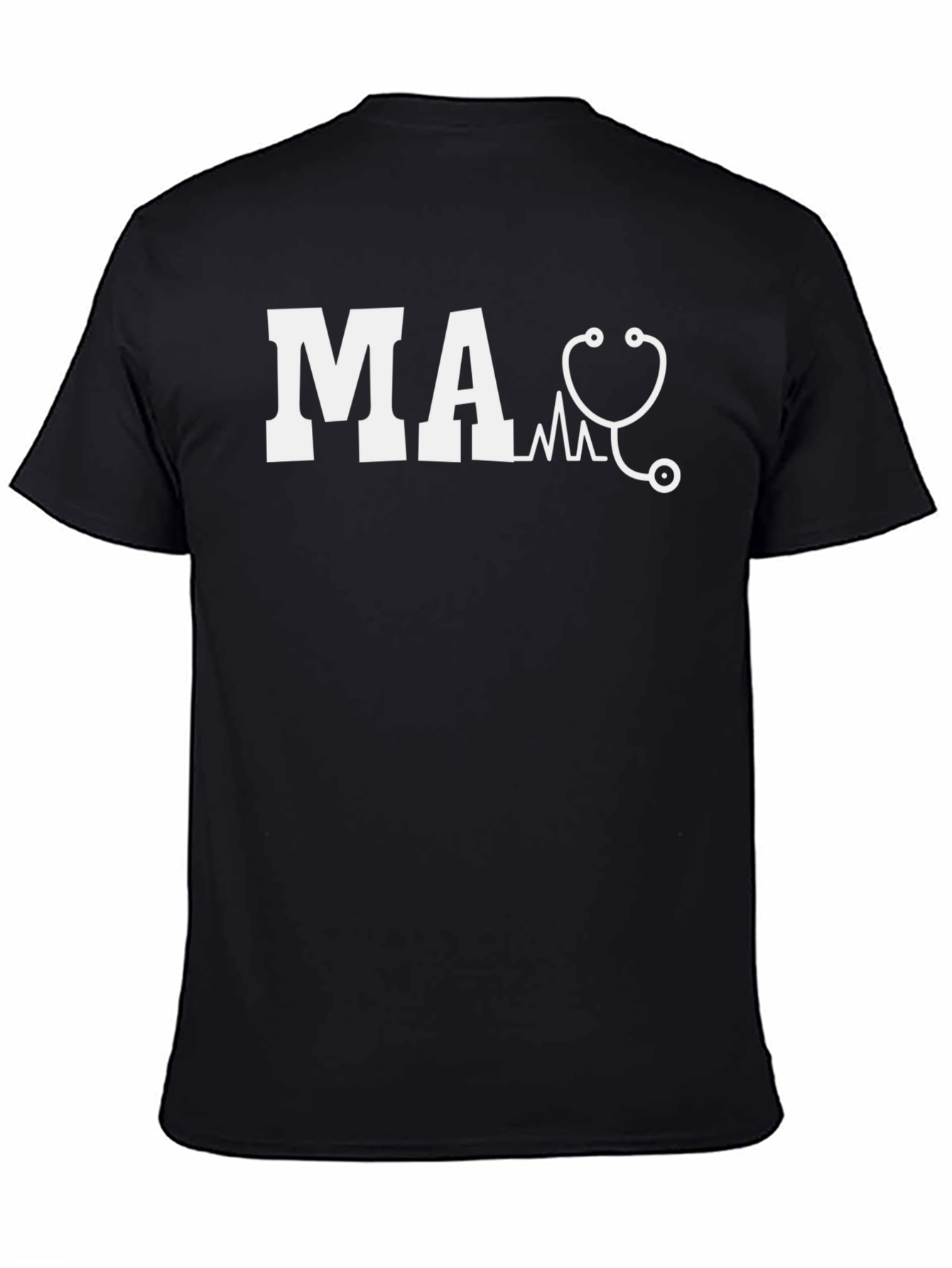 Medical Assistant Stethoscope Graphic T-Shirt - 4