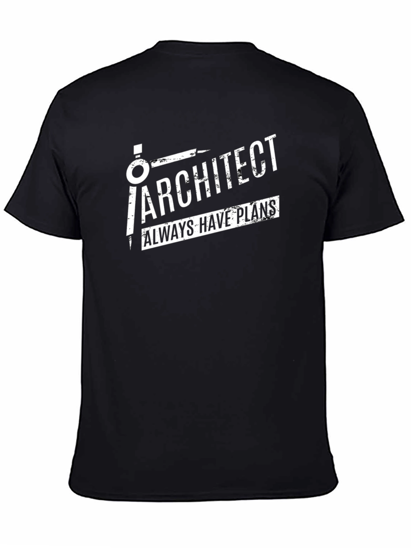 Black Architect Always Have Plans Graphic T-Shirt view 4