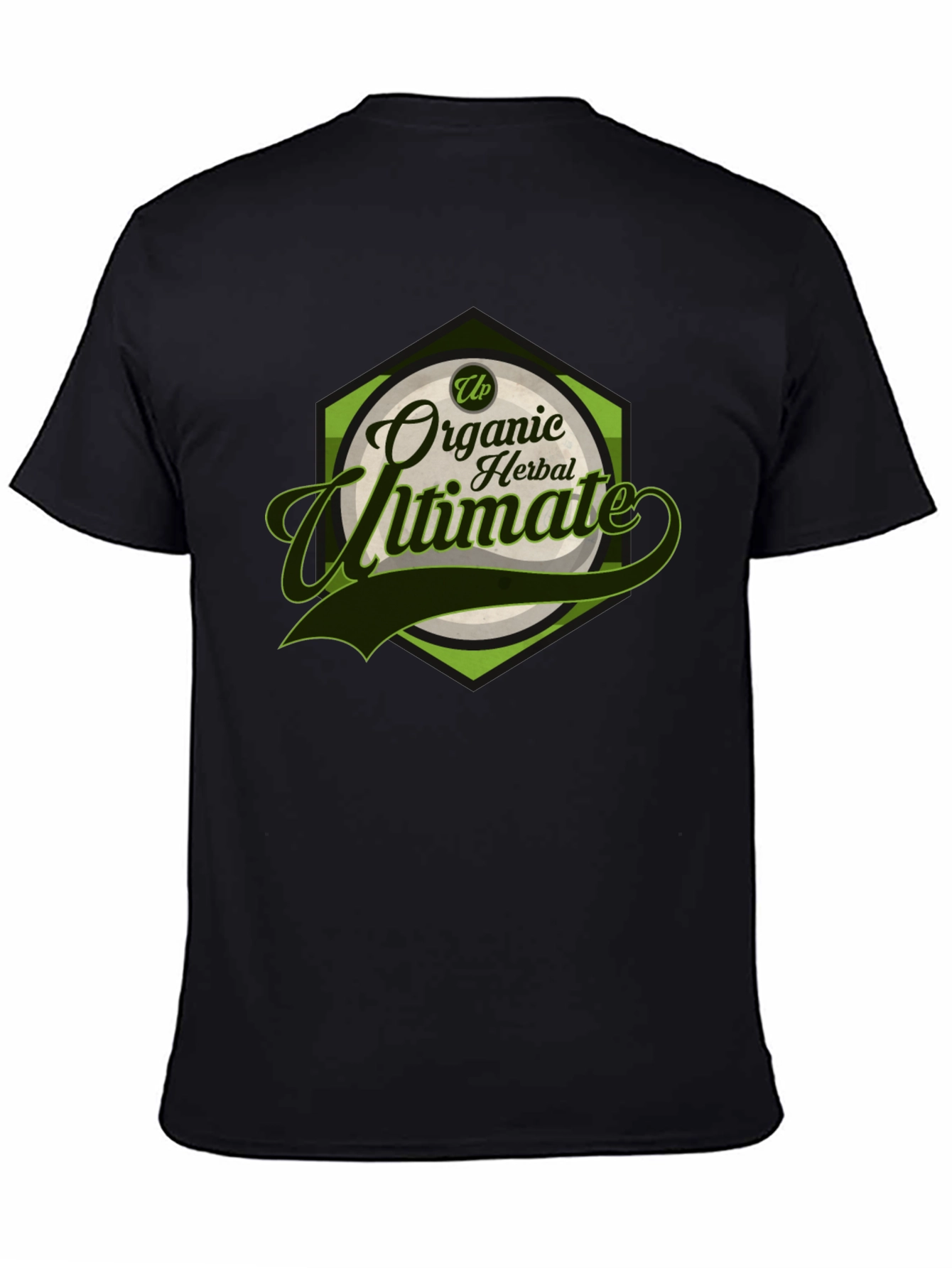 Black Organic Herbal Ultimate T-Shirt Black view 4