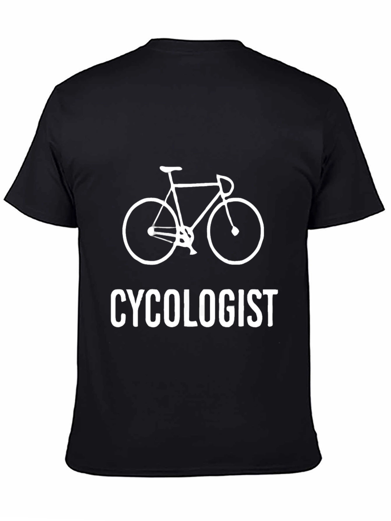 Black Cyclologist Graphic Tee - Ride On! view 4