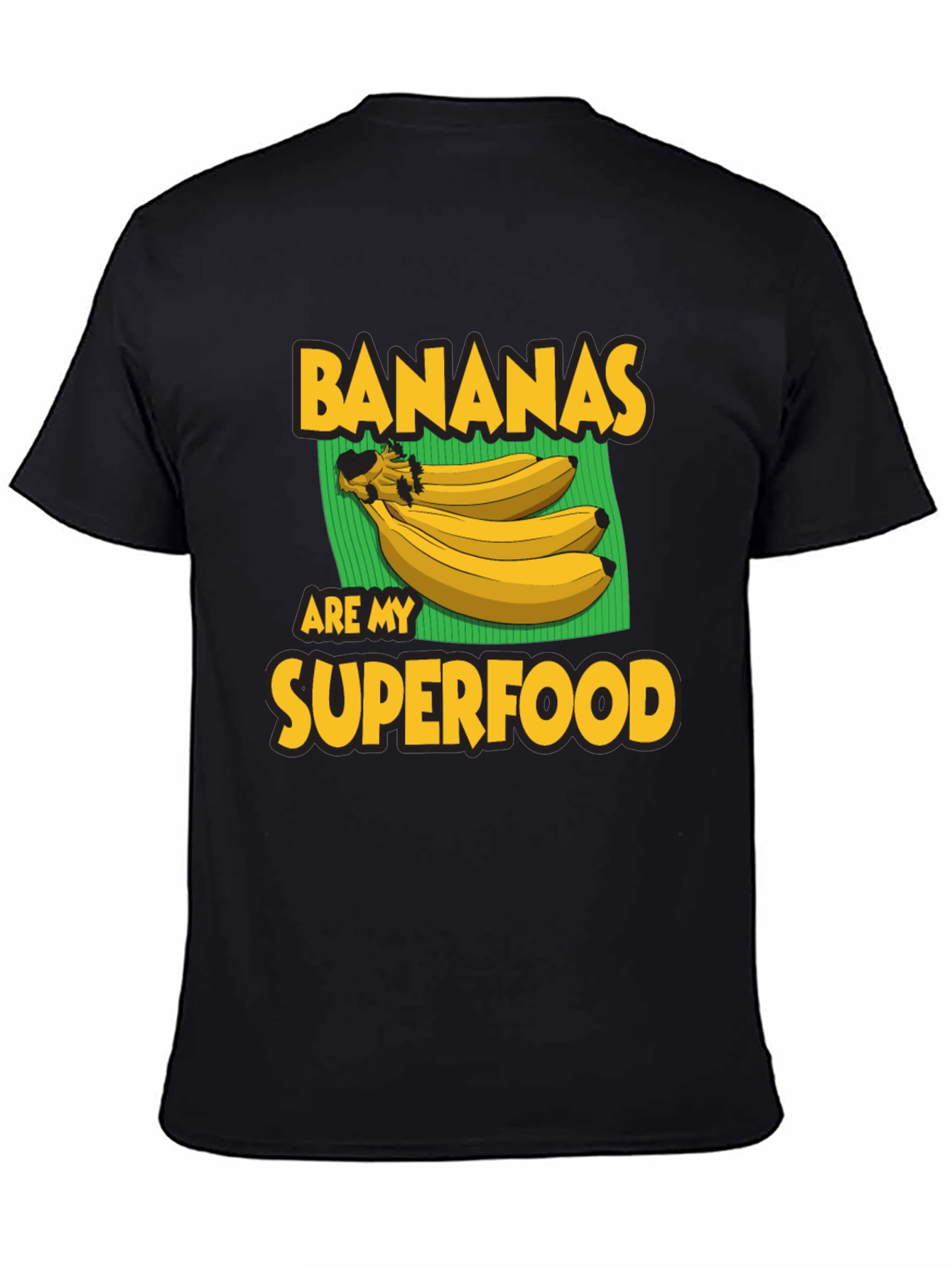 Black Banana Superfood Graphic Tee - Black T-Shirt view 4