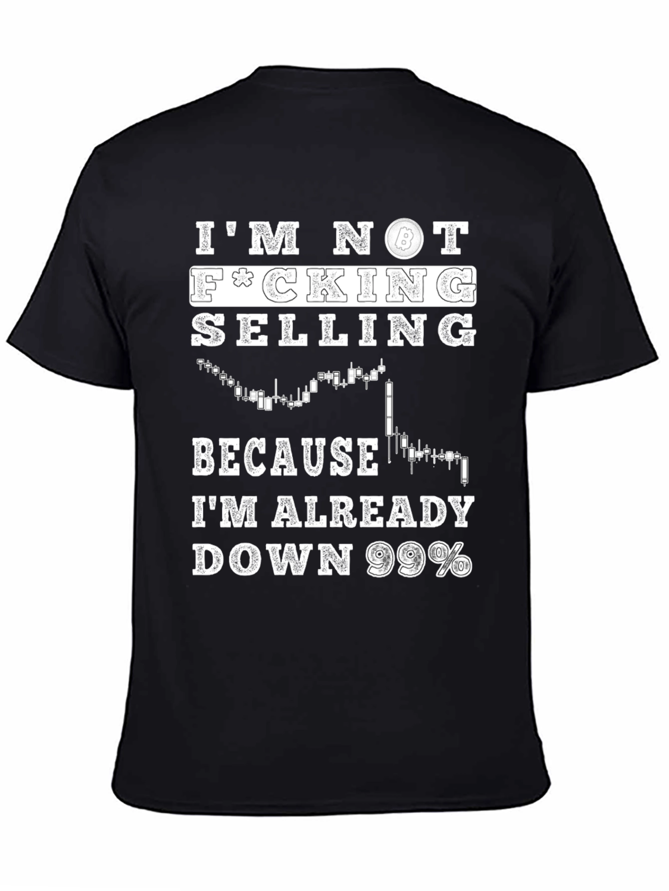 Black I'm Not Selling Graphic Tee view 4