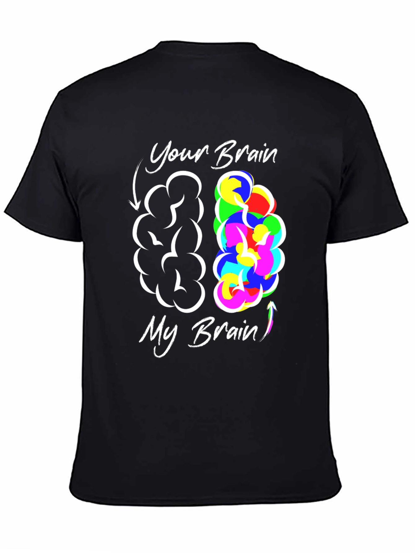 Black Your Brain My Brain Graphic T-Shirt view 4