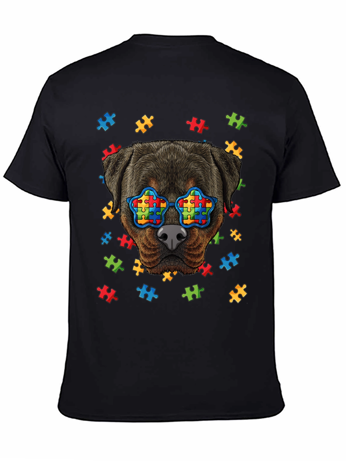 Autism Awareness Rottweiler T-Shirt - 4