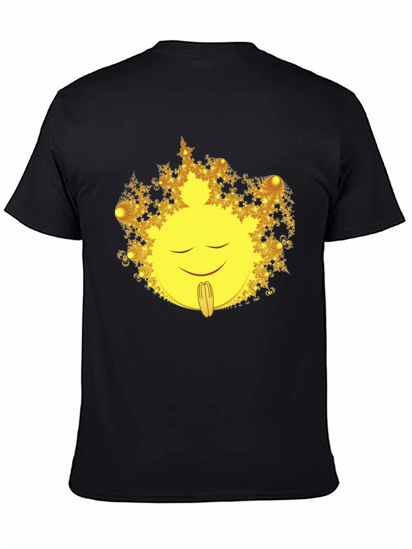Meditating Sun Graphic T-Shirt - Relaxed Fit - 4