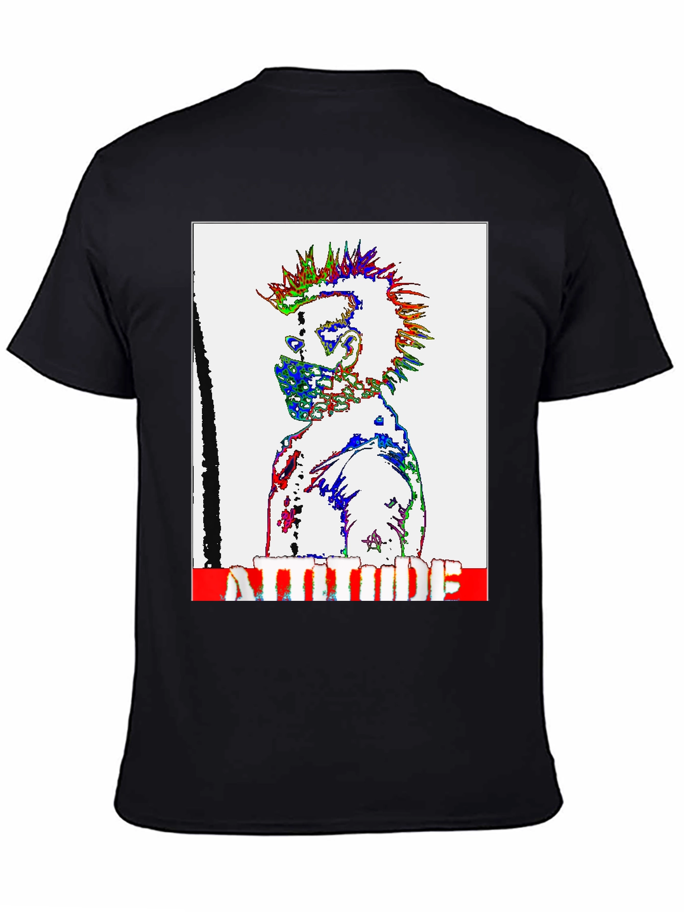 Attitude Punk Graphic T-Shirt - Bold Style - 4