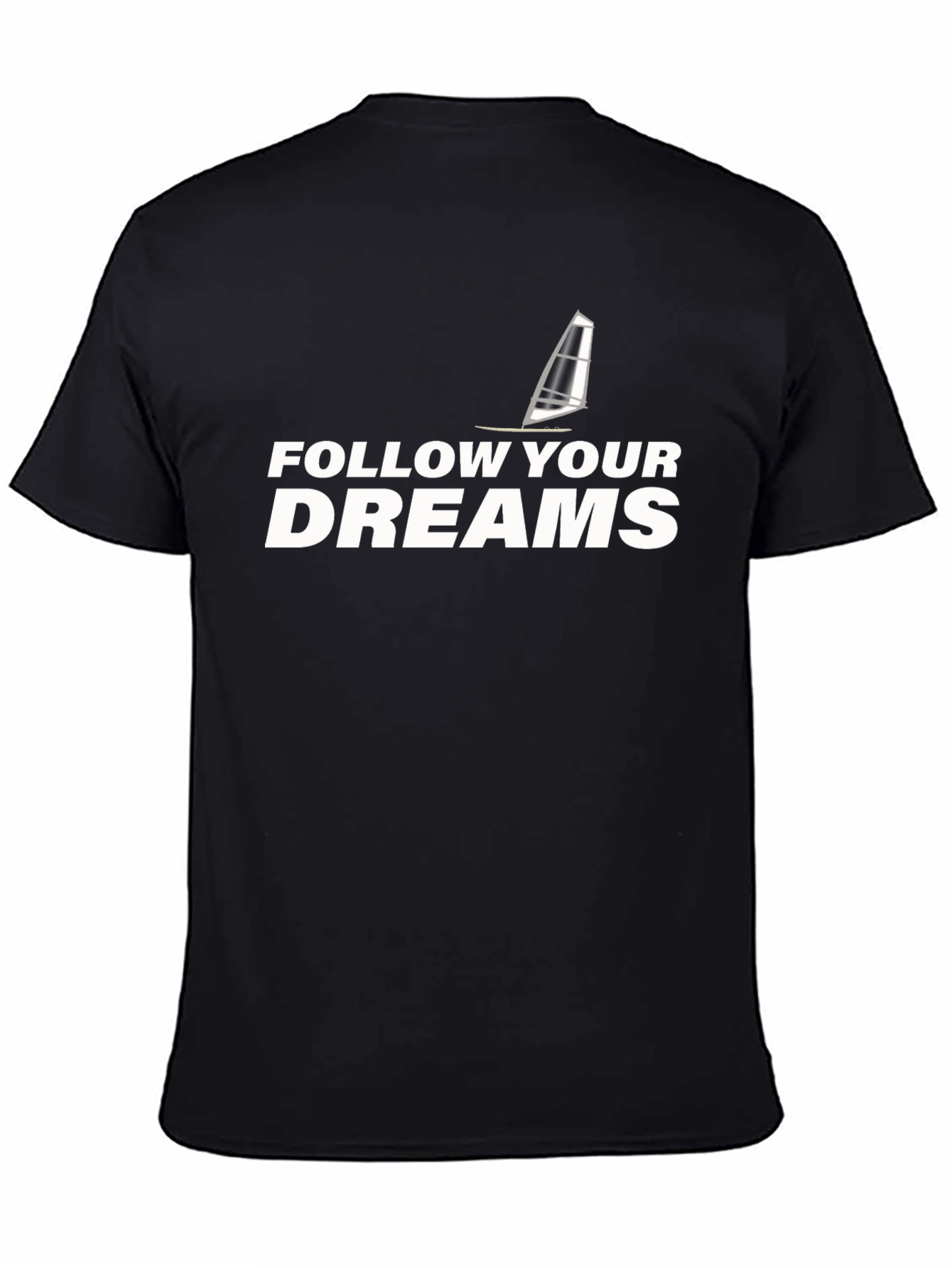 Black Follow Your Dreams Black T-Shirt view 4