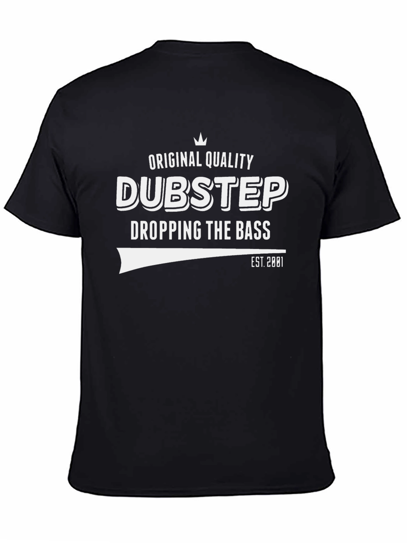 Black Dubstep Dropping the Bass T-Shirt - Original Quality view 4
