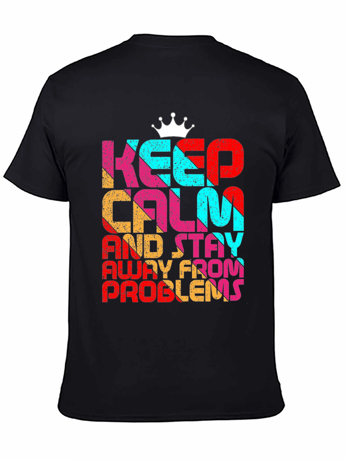 Black Keep Calm T-Shirt view 4