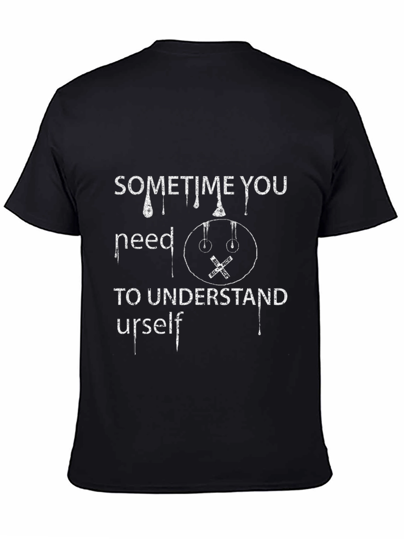 Black Sometime You Need To Understand Urself Black T-Shirt view 4
