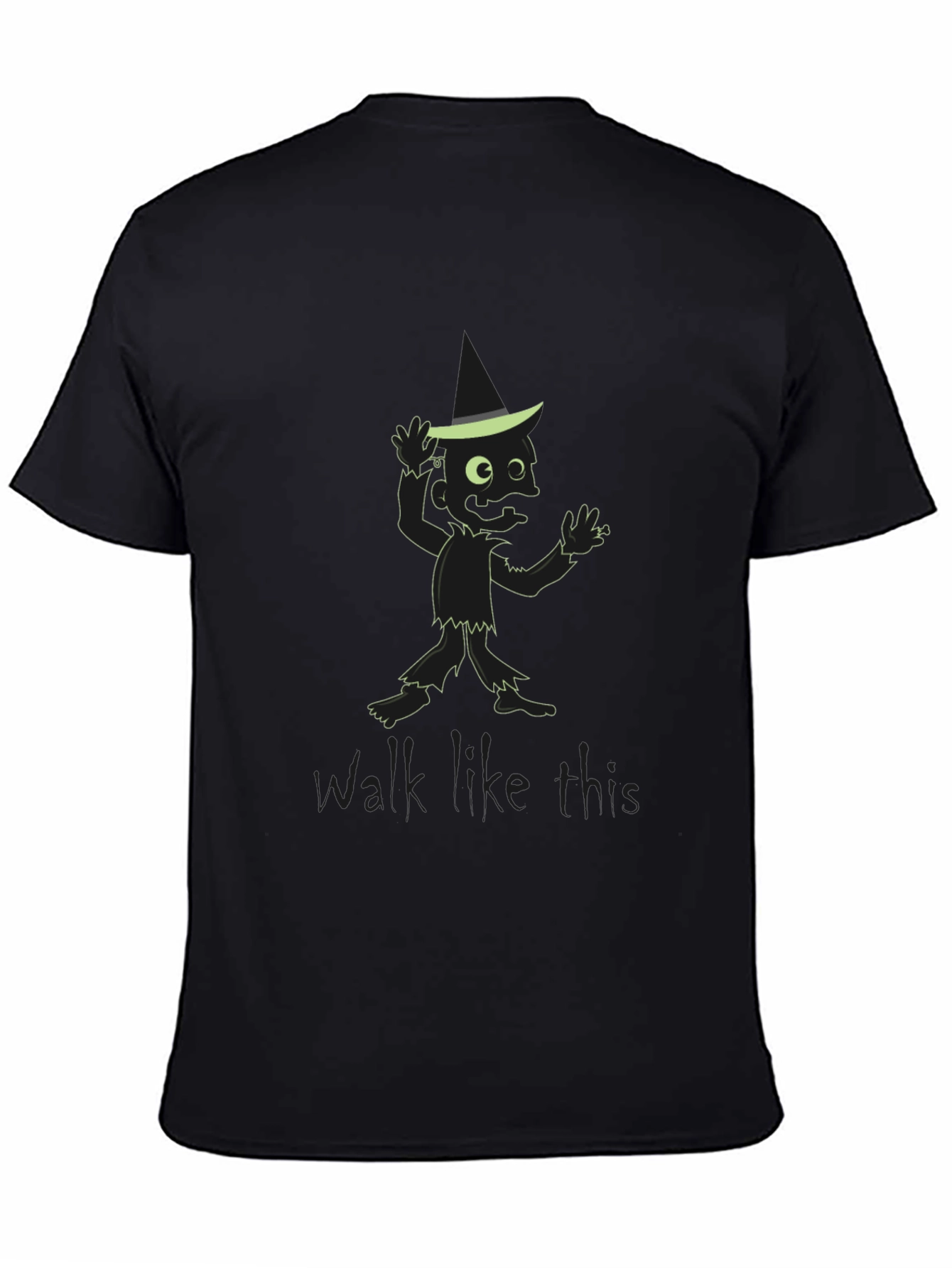 Zombie Walk T-Shirt - Black Cotton Tee - 4