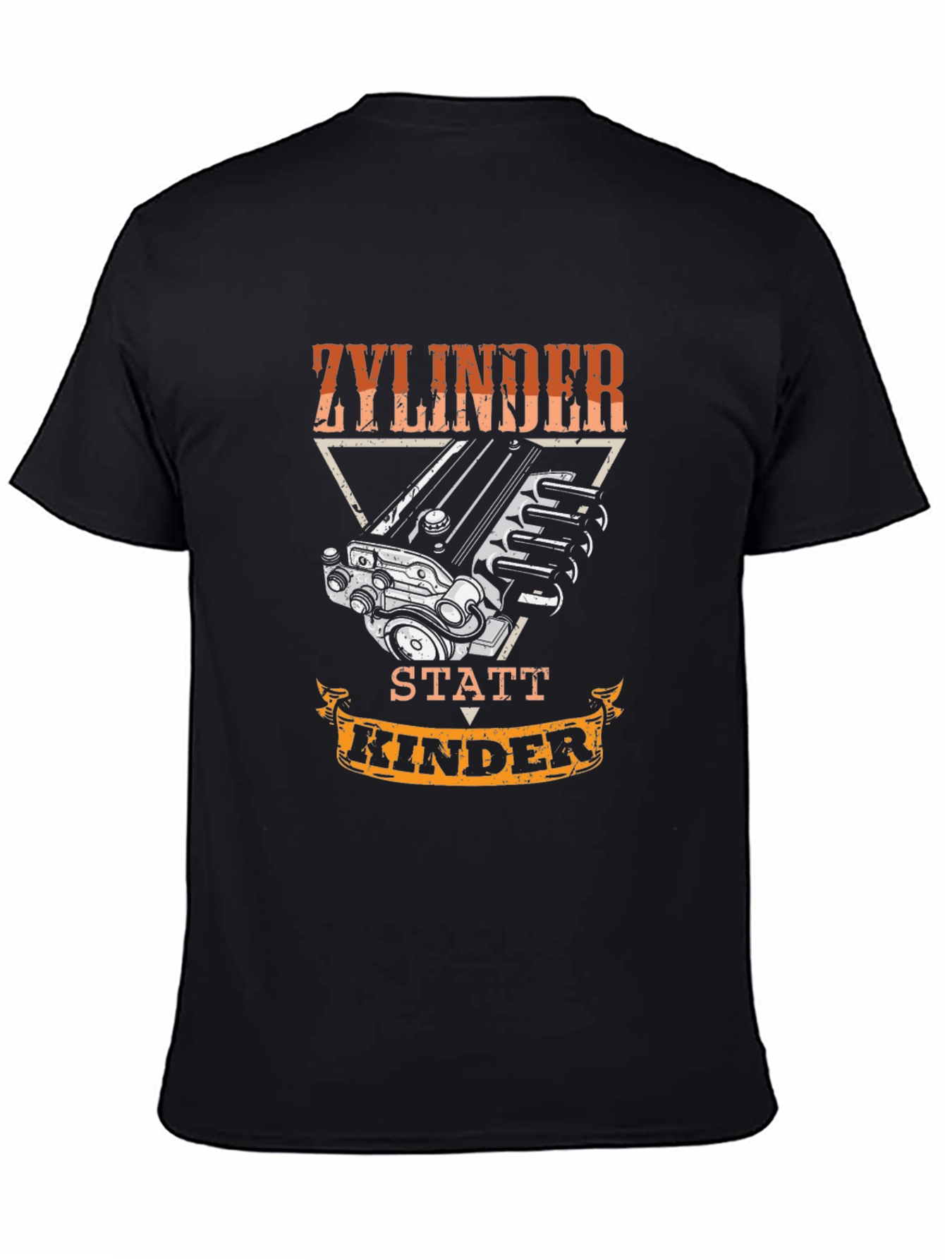 Black Zylinder Statt Kinder T-Shirt - Black view 4
