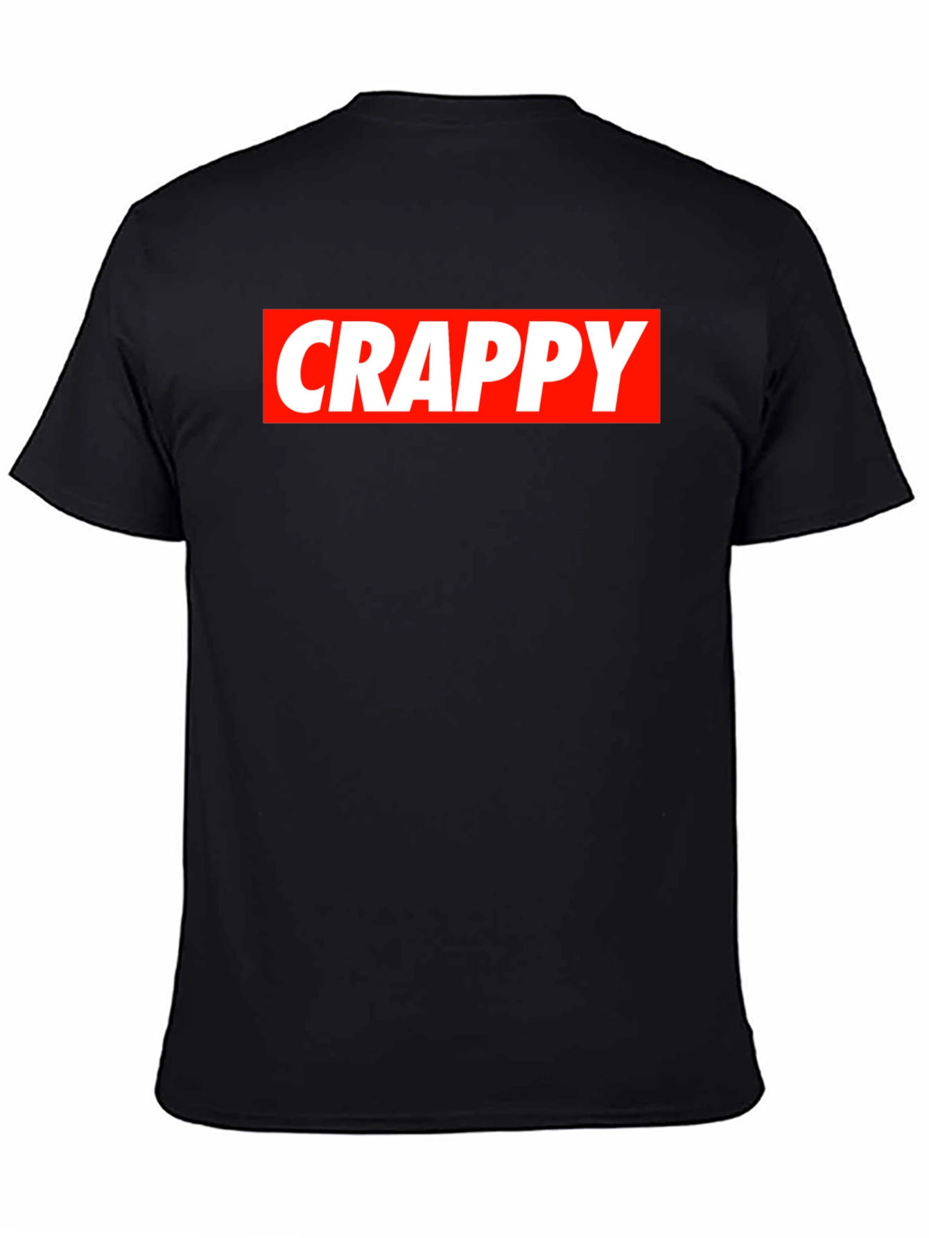 Black Crappy Graphic Tee - Black T-Shirt view 4