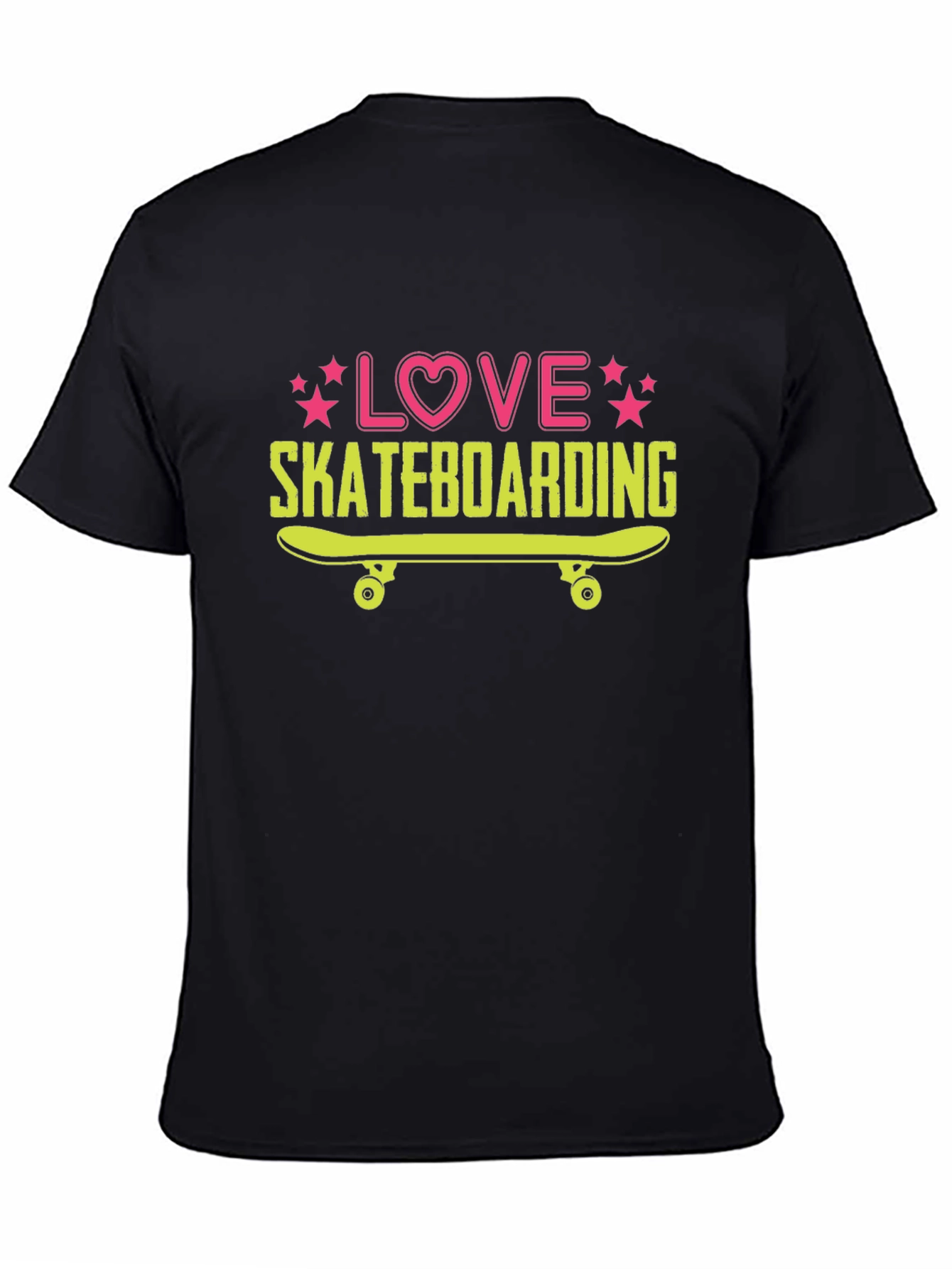 Black Love Skateboarding Graphic Tee view 4