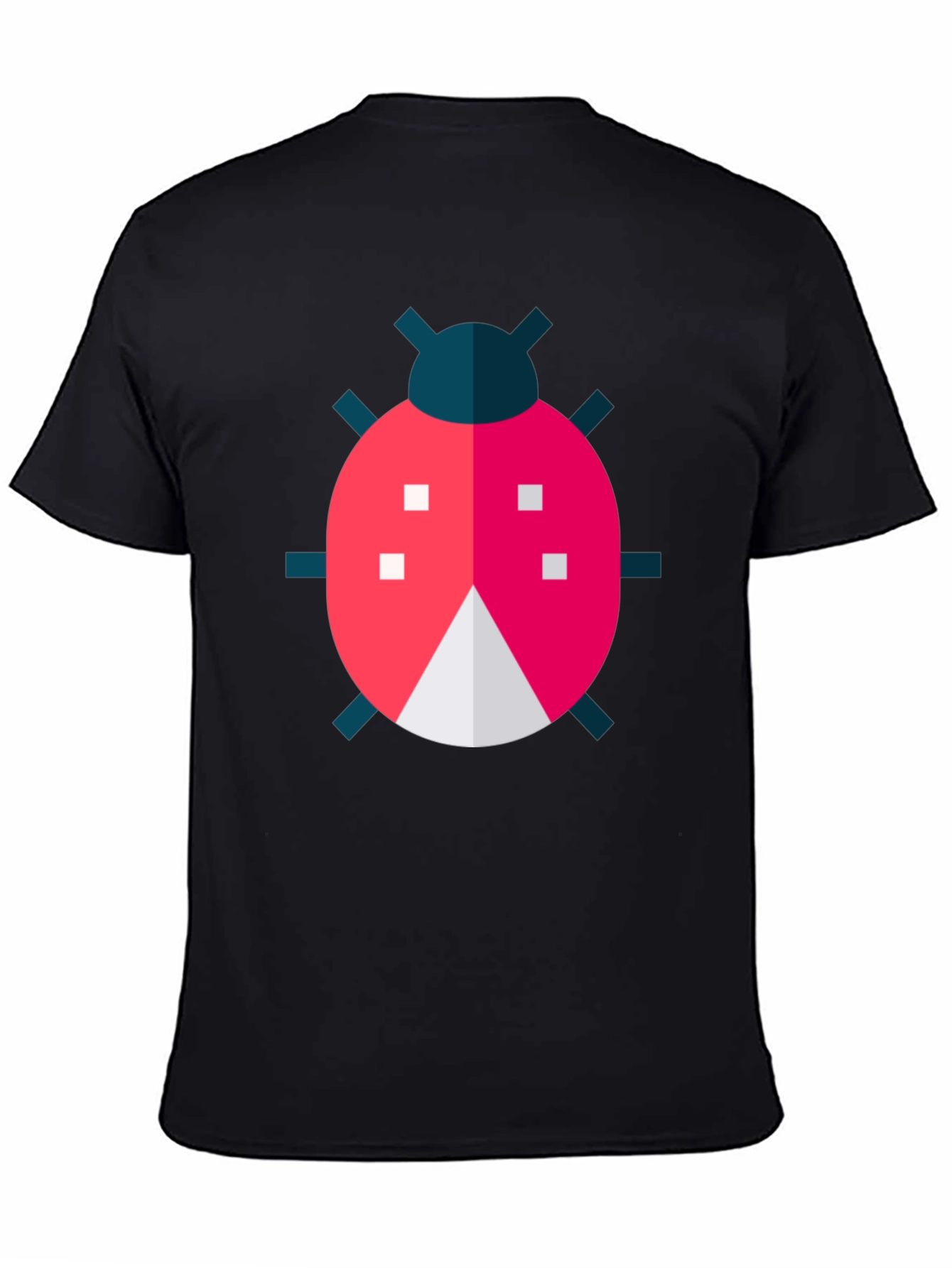 Black Ladybug Graphic T-Shirt - Fun & Stylish view 4