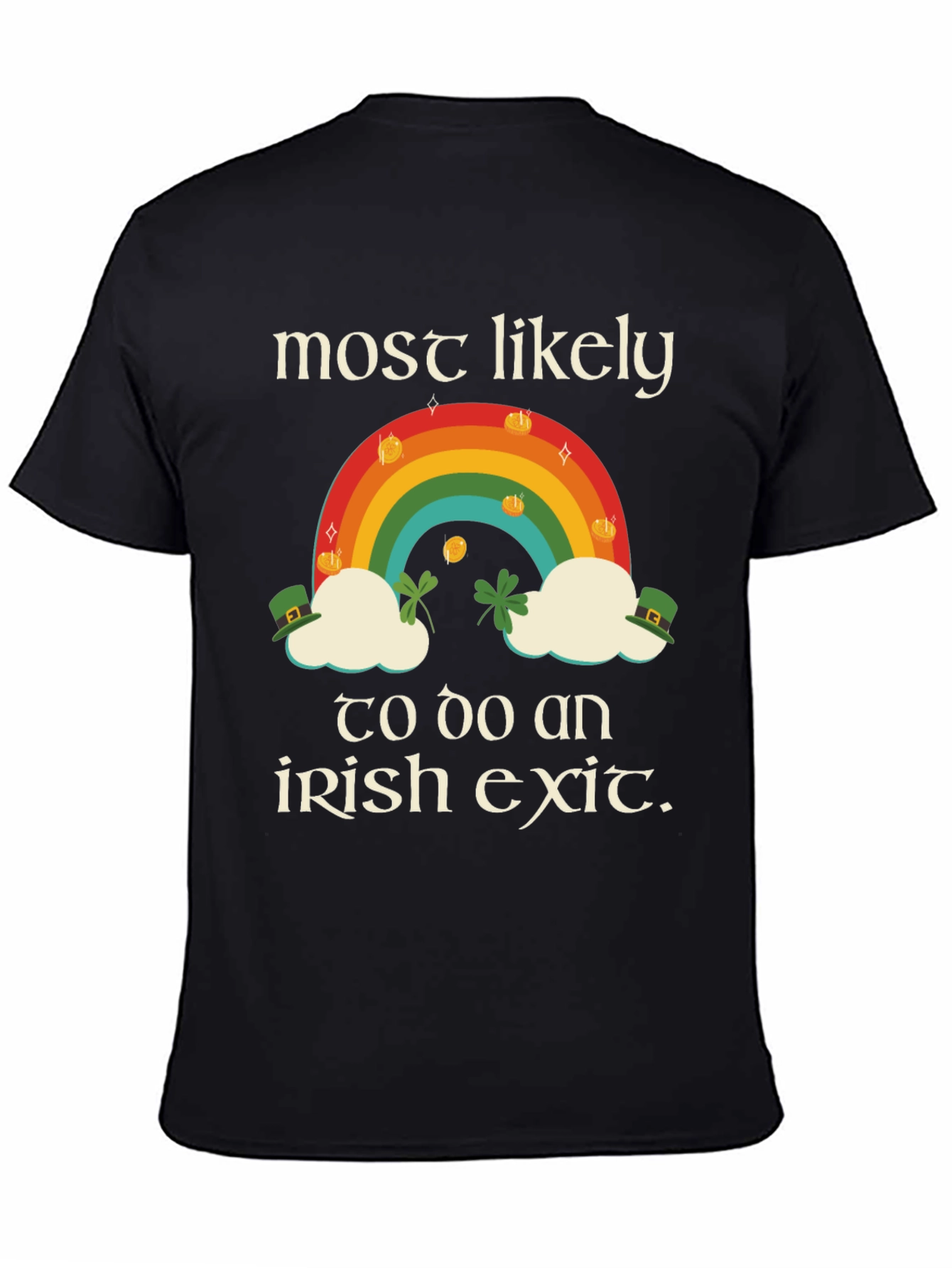 Black Irish Exit Graphic Tee view 4