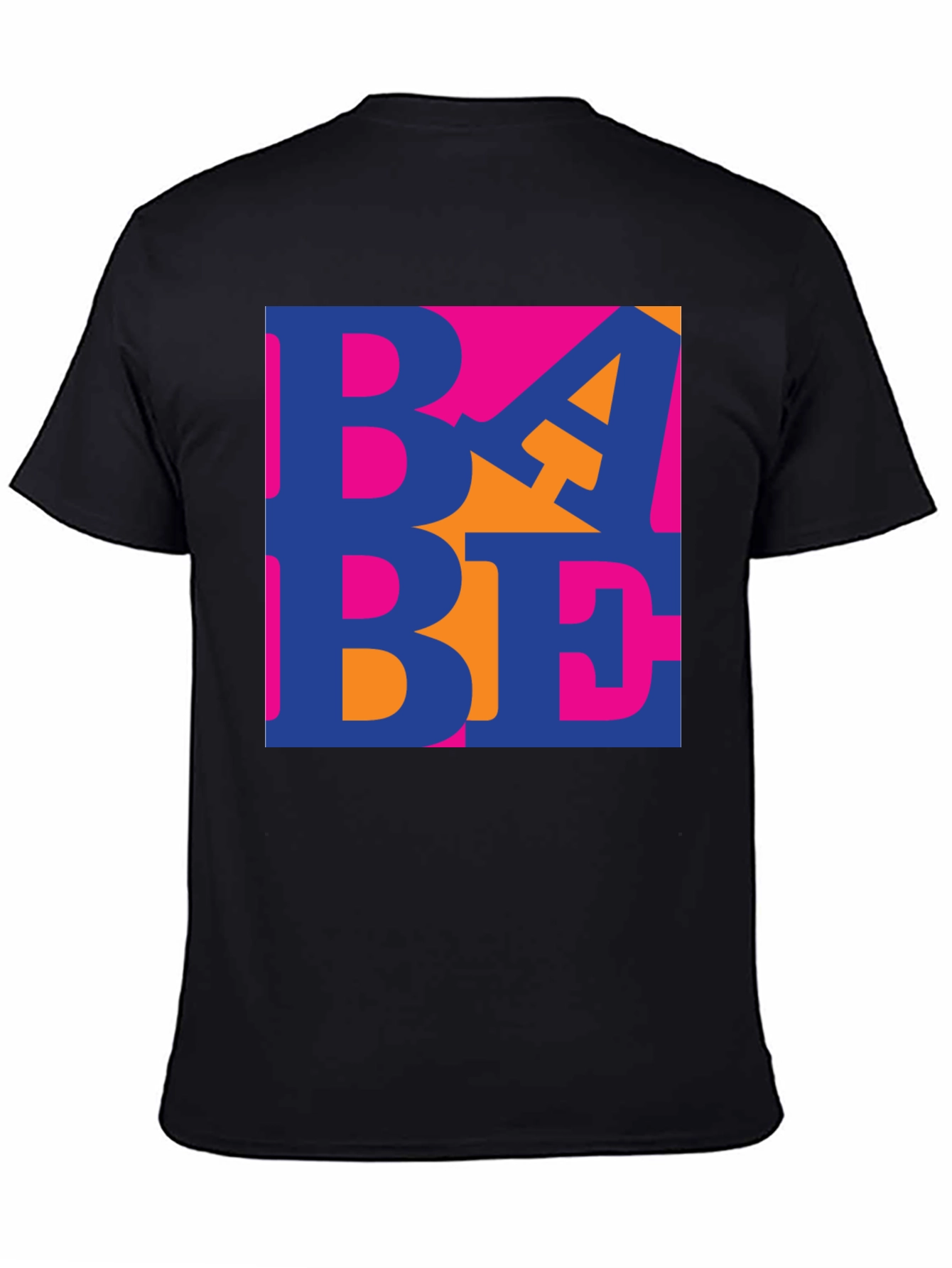Black BAE T-Shirt - Bold Graphic Design, Soft Cotton Tee view 4