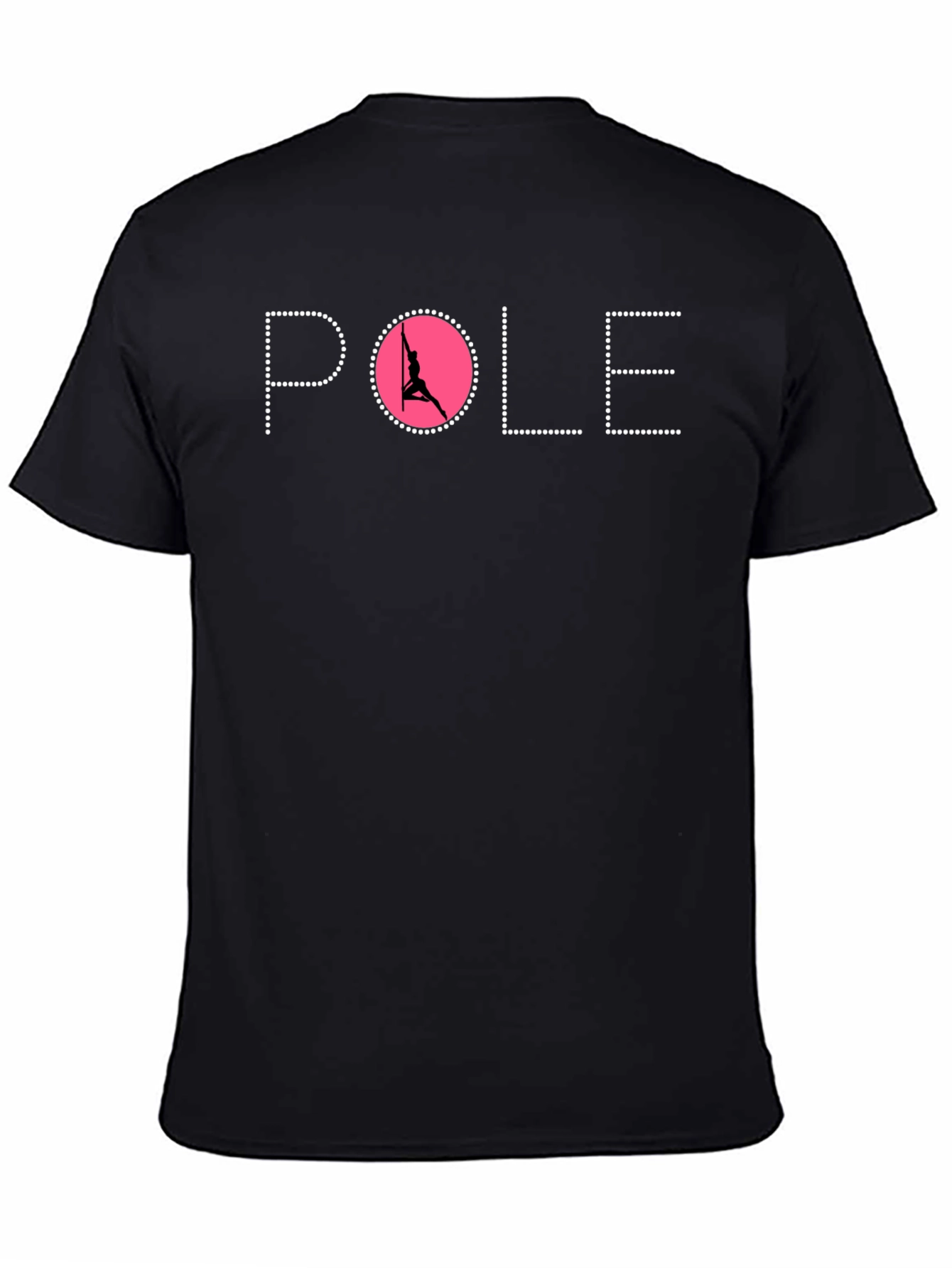 Black Pole Dance T-Shirt - Novelty Design view 4