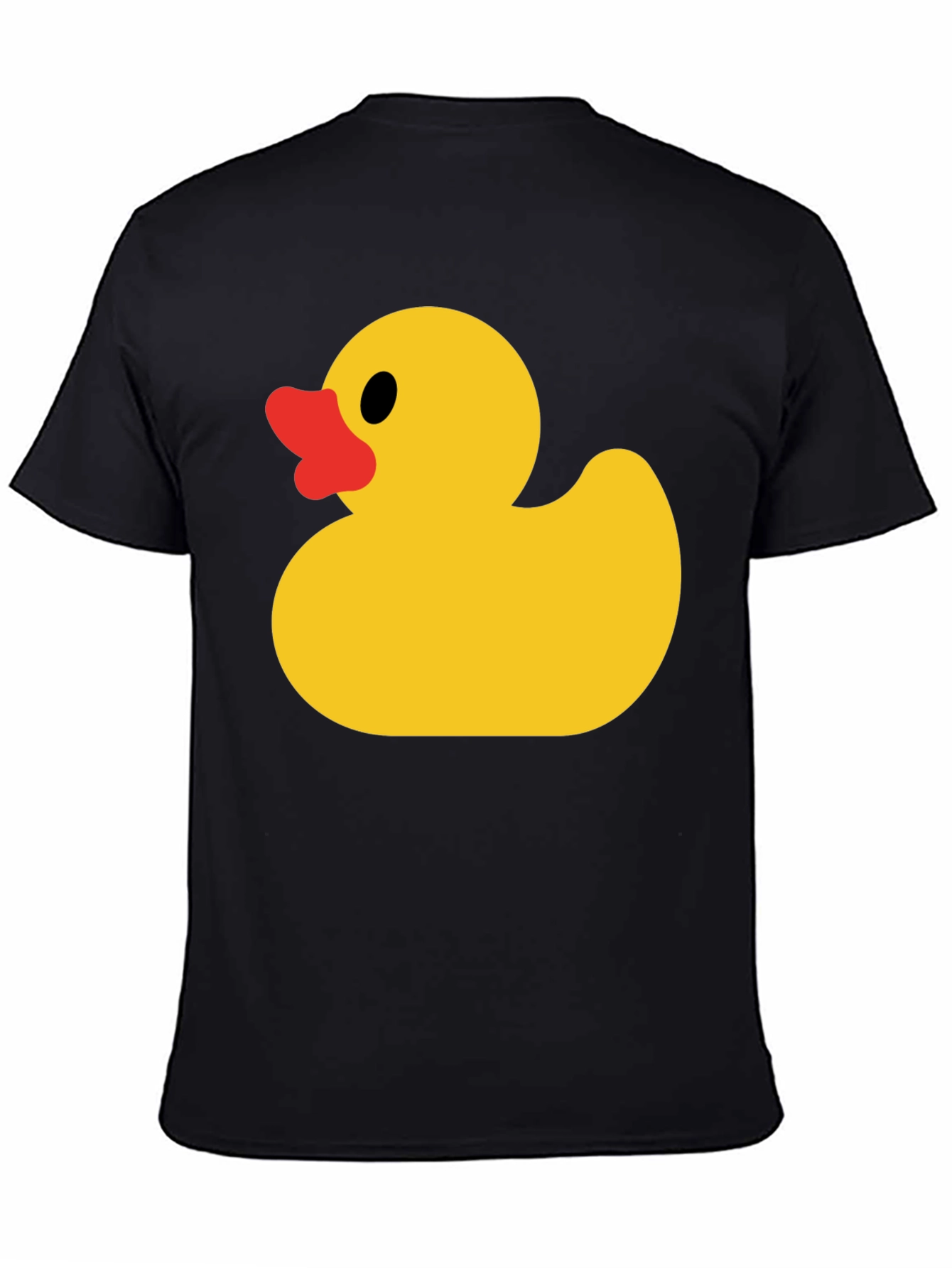 Black Rubber Duck Graphic T-Shirt - Black Cotton Tee view 4