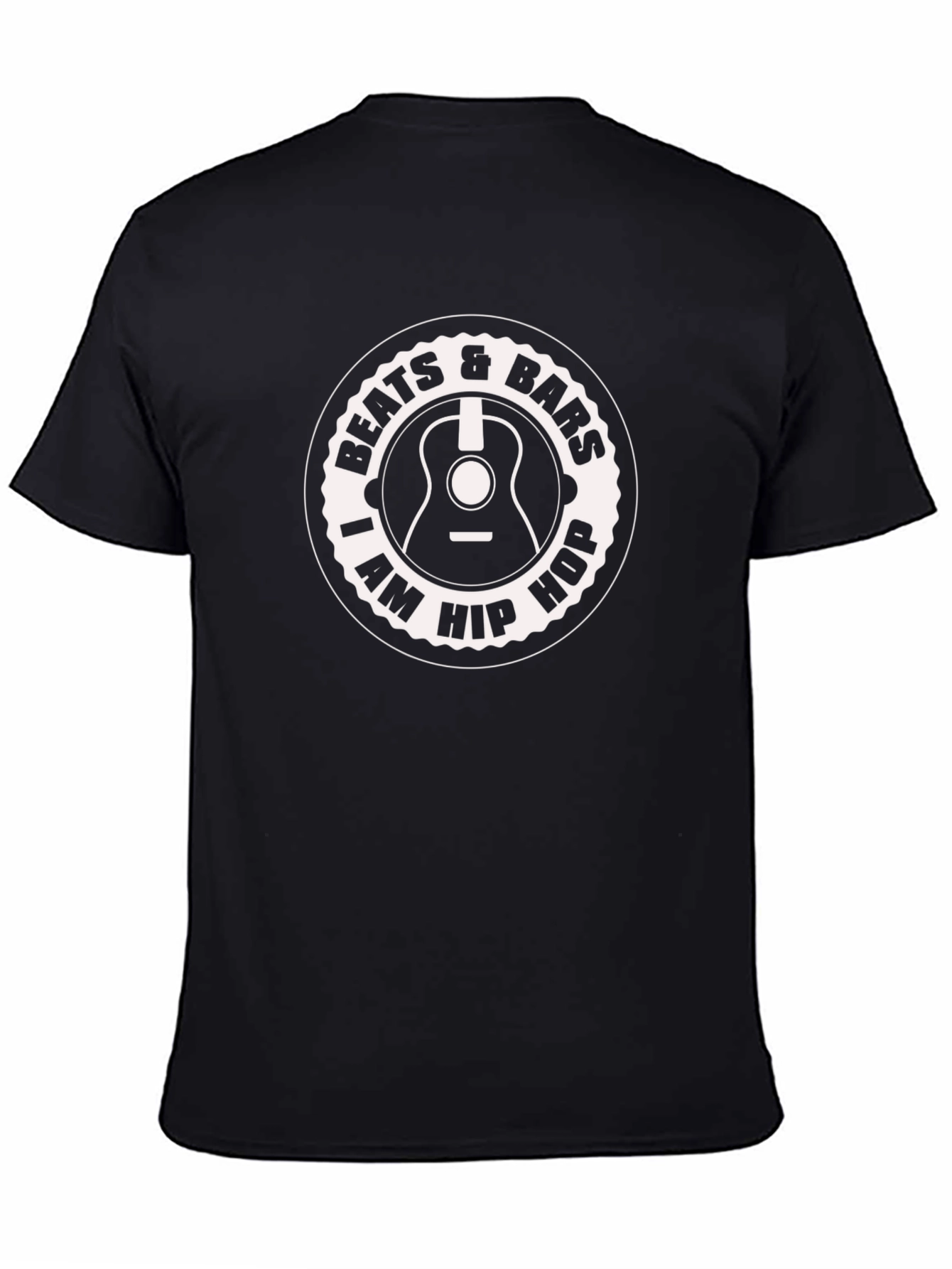 Black Beats & Bars Hip Hop T-Shirt view 4